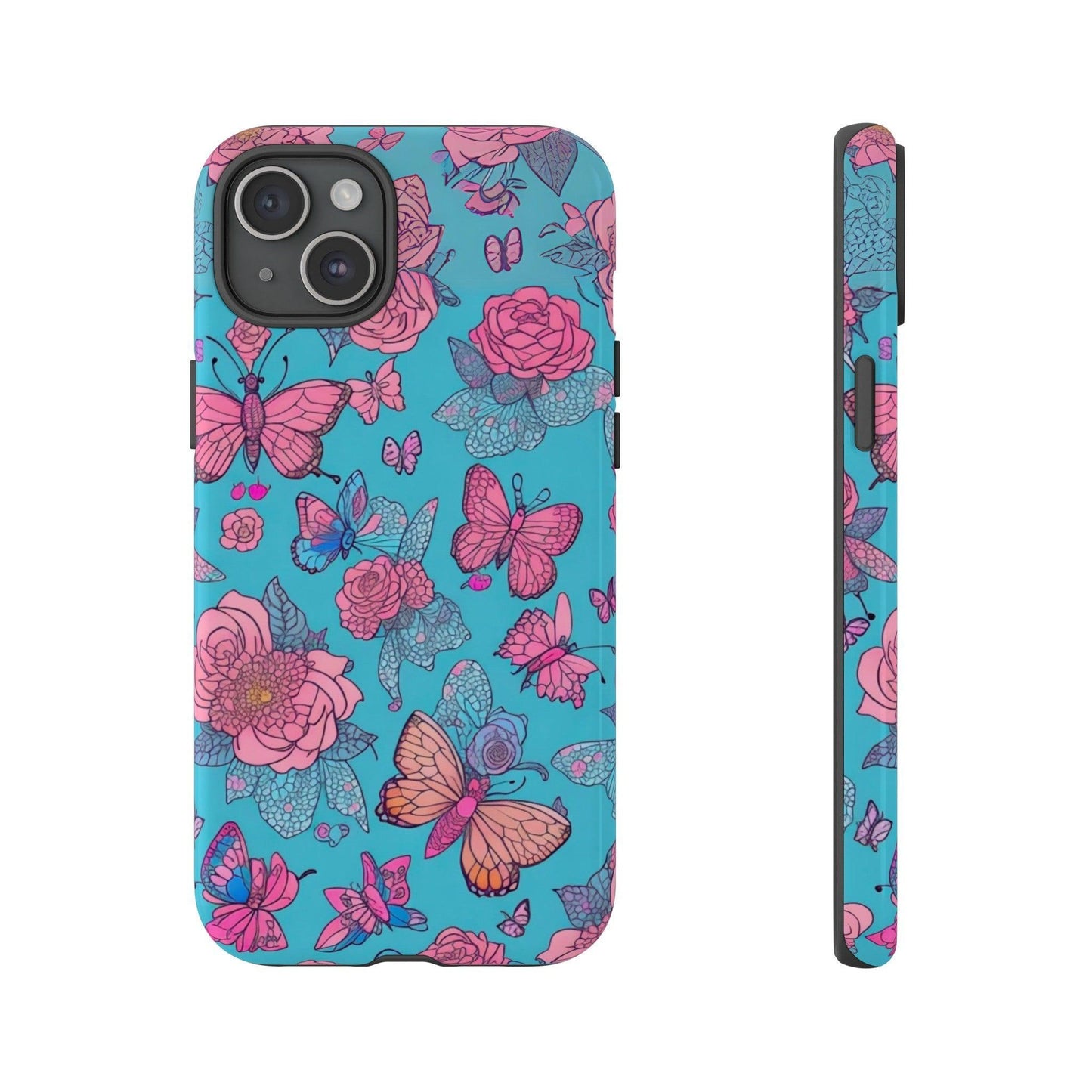 Tough Cellphone Case :" Eclectic Elegance Phone Case Collection" ( Floral patterns)