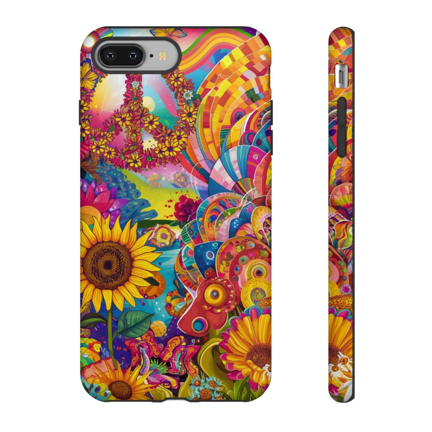 Tough Phone Case :" Eclectic Elegance Phone Case Collection" ( Hippie Style patterns)