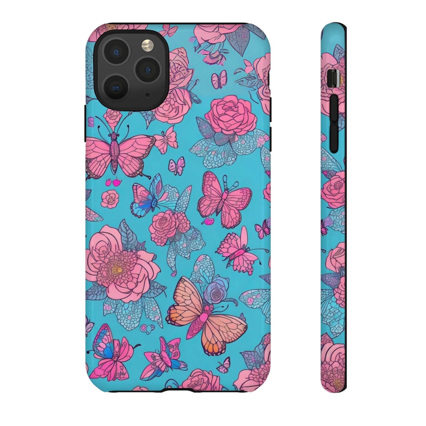 Tough Cellphone Case :" Eclectic Elegance Phone Case Collection" ( Floral patterns)