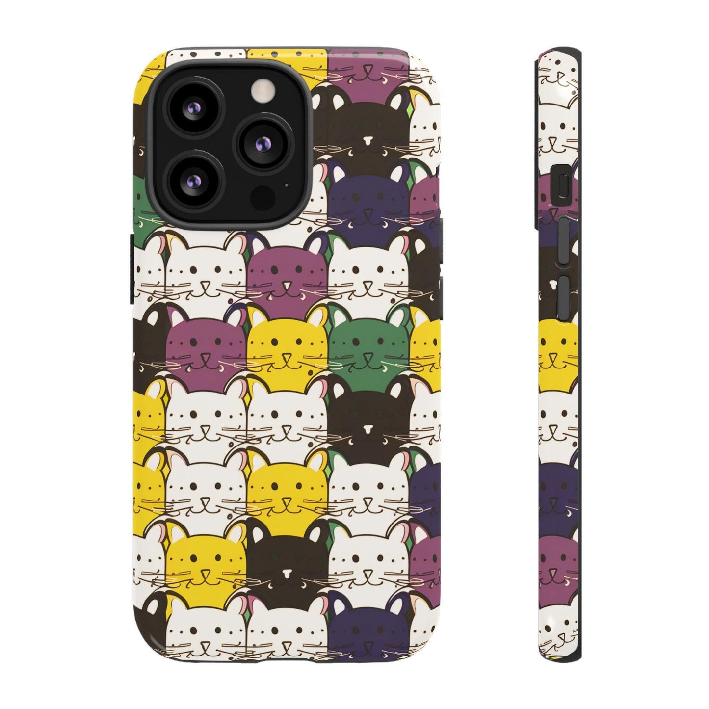 Cat Lovers Collection Tough Cellphone Case - Cosmic Creations by Karen