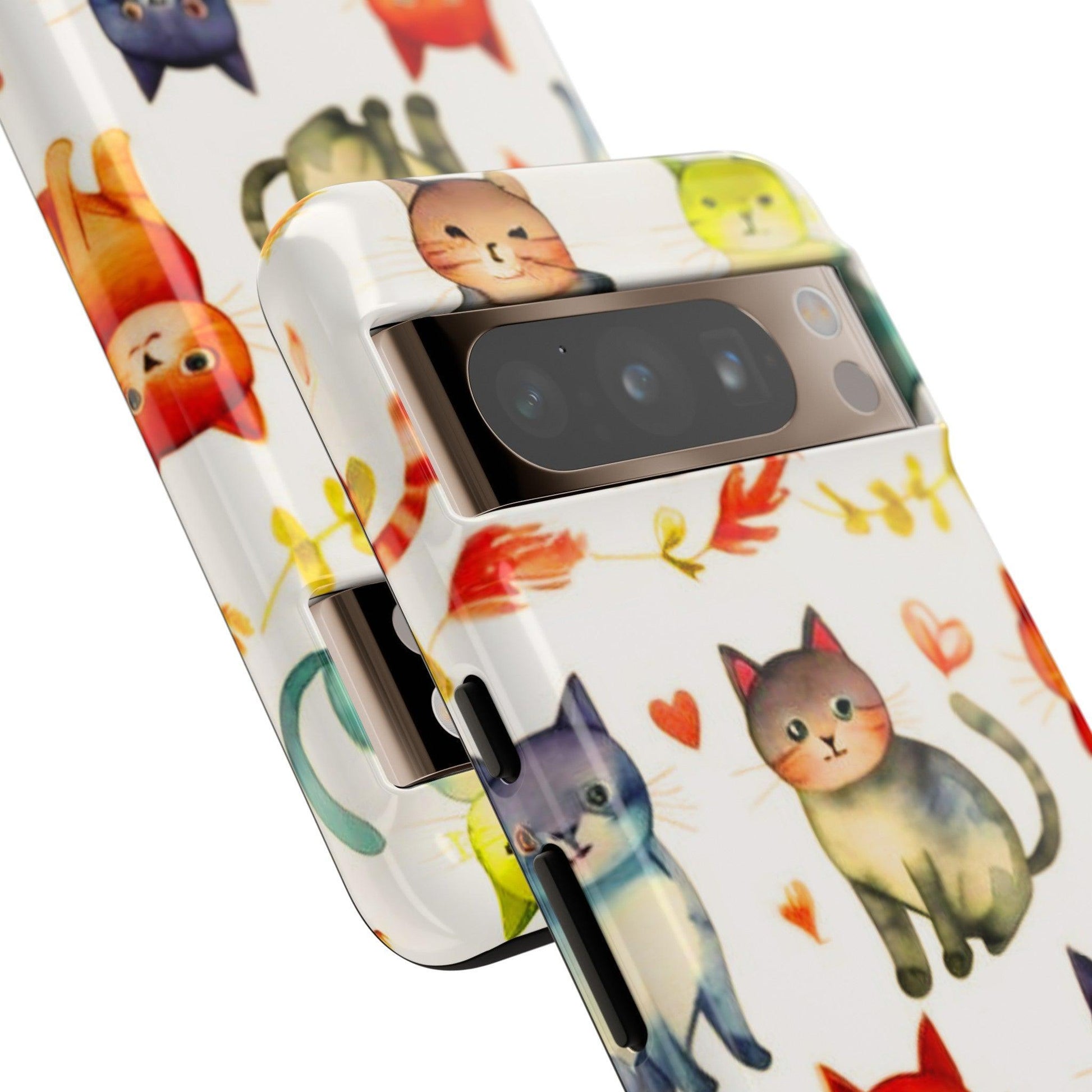 Cat Lovers Collection Tough Cellphone Case - Cosmic Creations by Karen