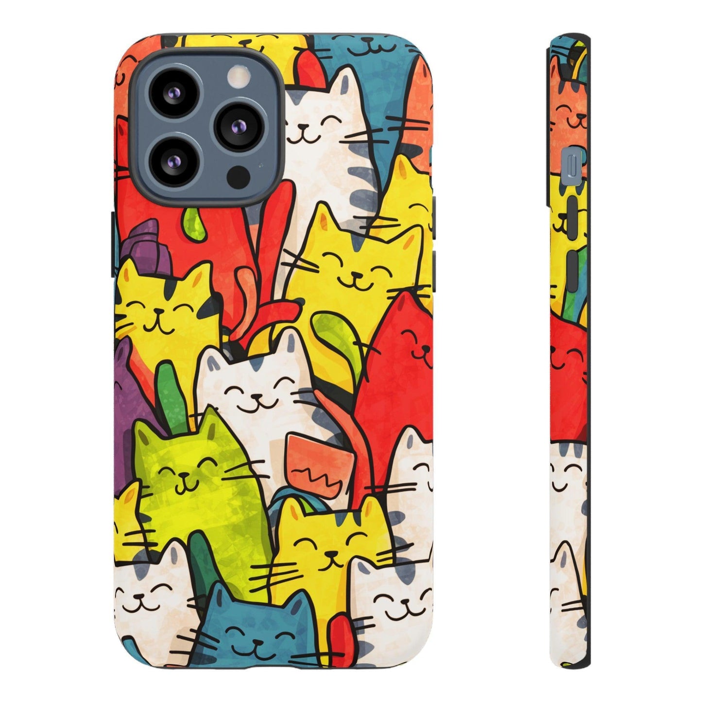 Cat Lovers Collection Tough Cellphone Case - Cosmic Creations by Karen