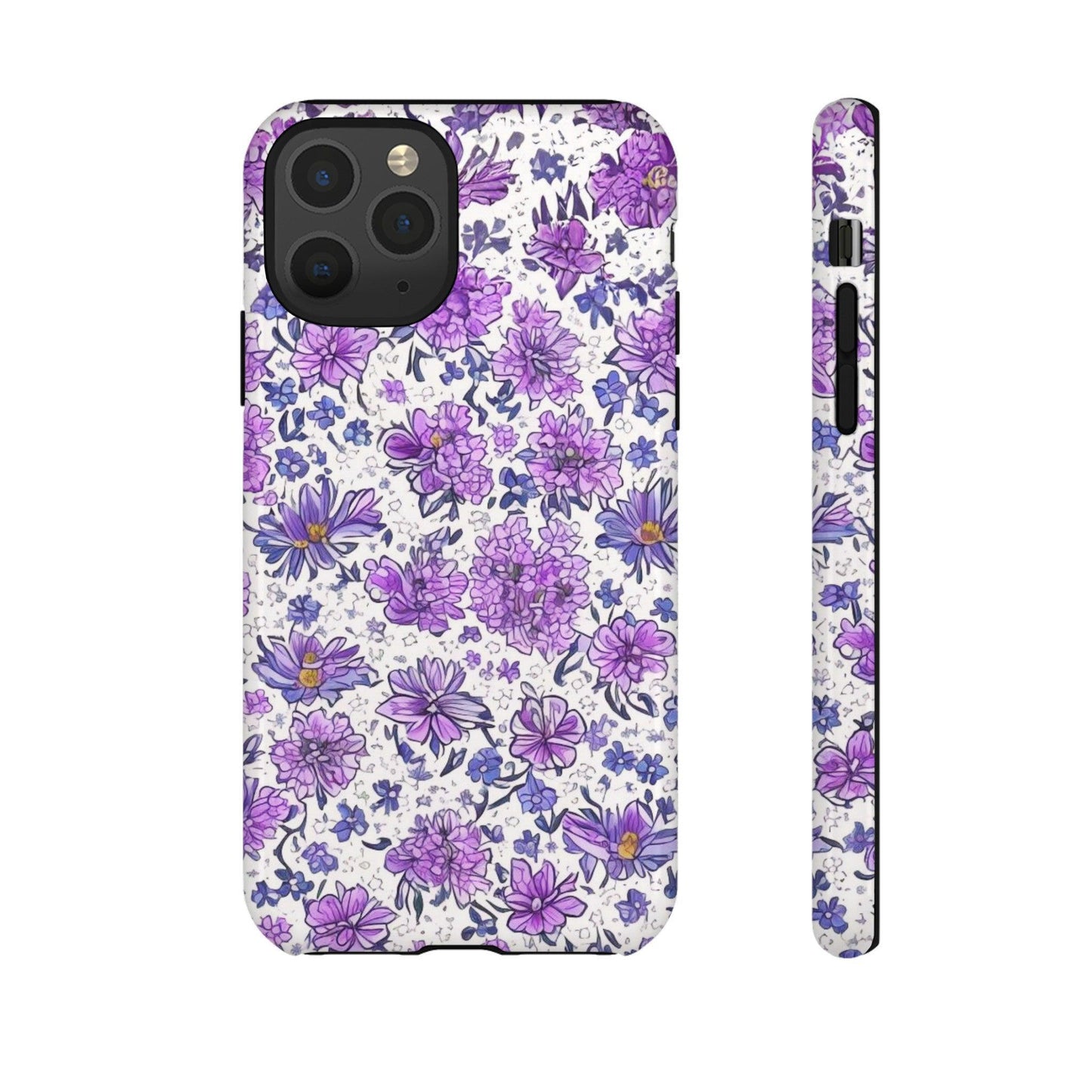 Tough Cellphone Case :" Eclectic Elegance Phone Case Collection" ( Floral patterns)