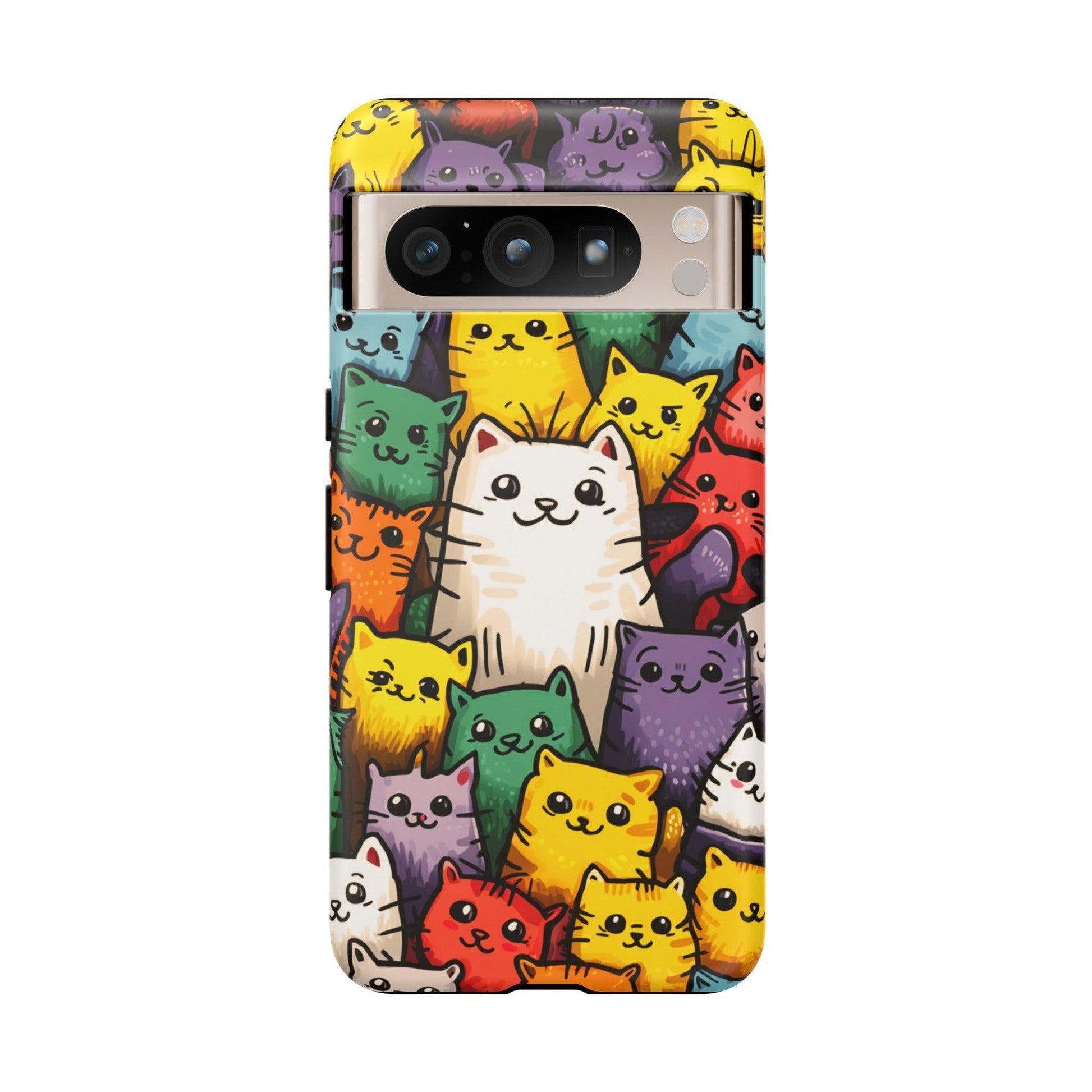 Cat Lovers Collection Tough Cellphone Case - Cosmic Creations by Karen