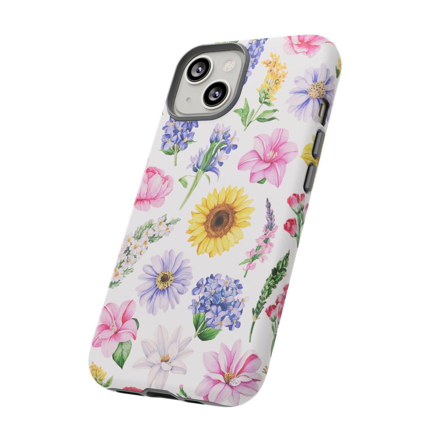 Tough Cellphone Case :" Eclectic Elegance Phone Case Collection" ( Floral patterns)