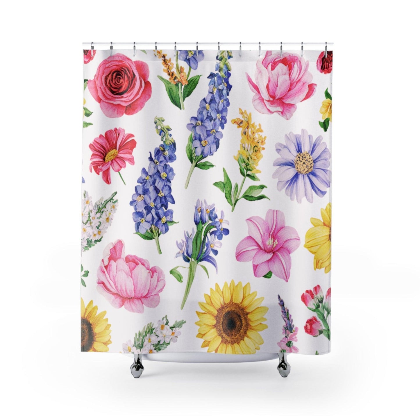 Elegant Shower Curtains Collection ( Flowers) - Cosmic Creations by Karen