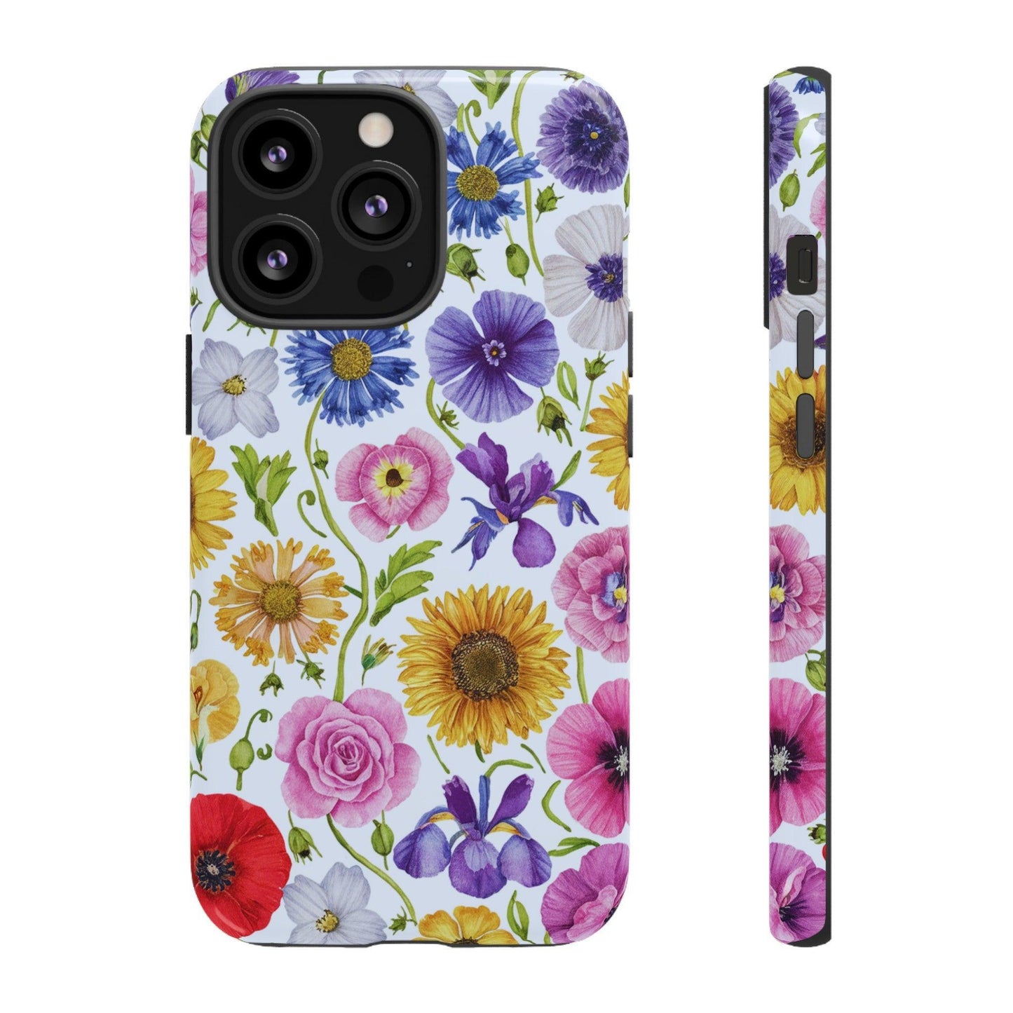 Tough Cellphone Case :" Eclectic Elegance Phone Case Collection" ( Floral patterns)