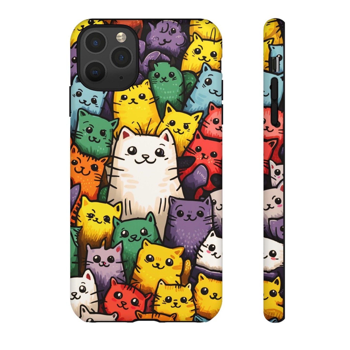 Cat Lovers Collection Tough Cellphone Case - Cosmic Creations by Karen