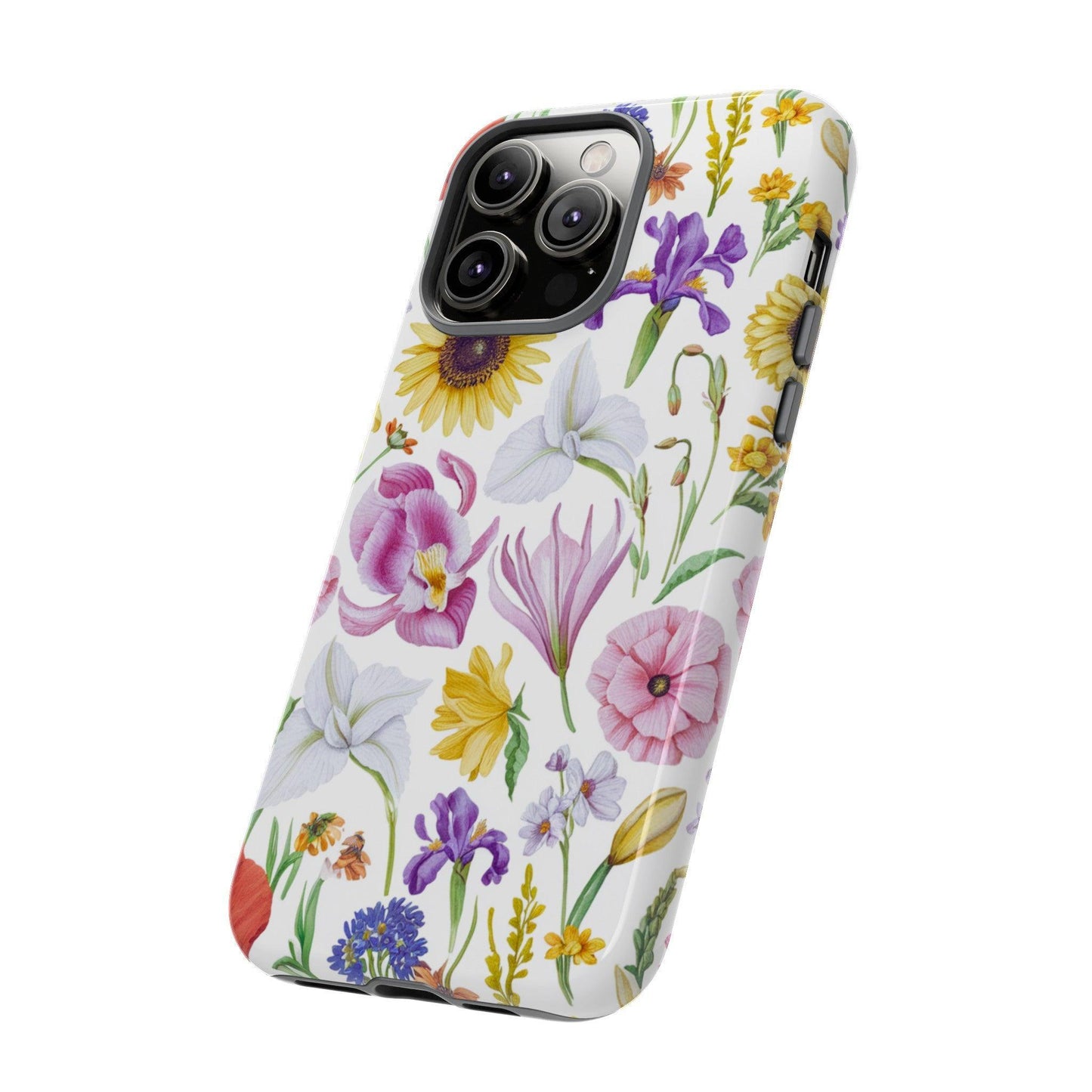 Tough Cellphone Case :" Eclectic Elegance Phone Case Collection" ( Floral patterns)