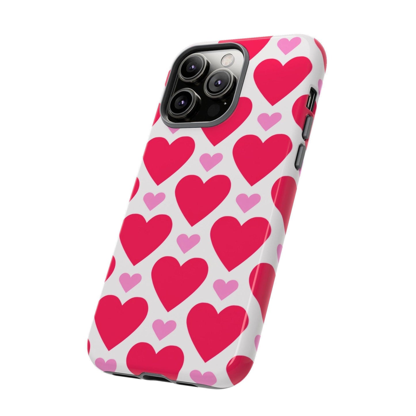 Tough Phone Case :" Eclectic Elegance Phone Case Collection" ( Hearts patterns)