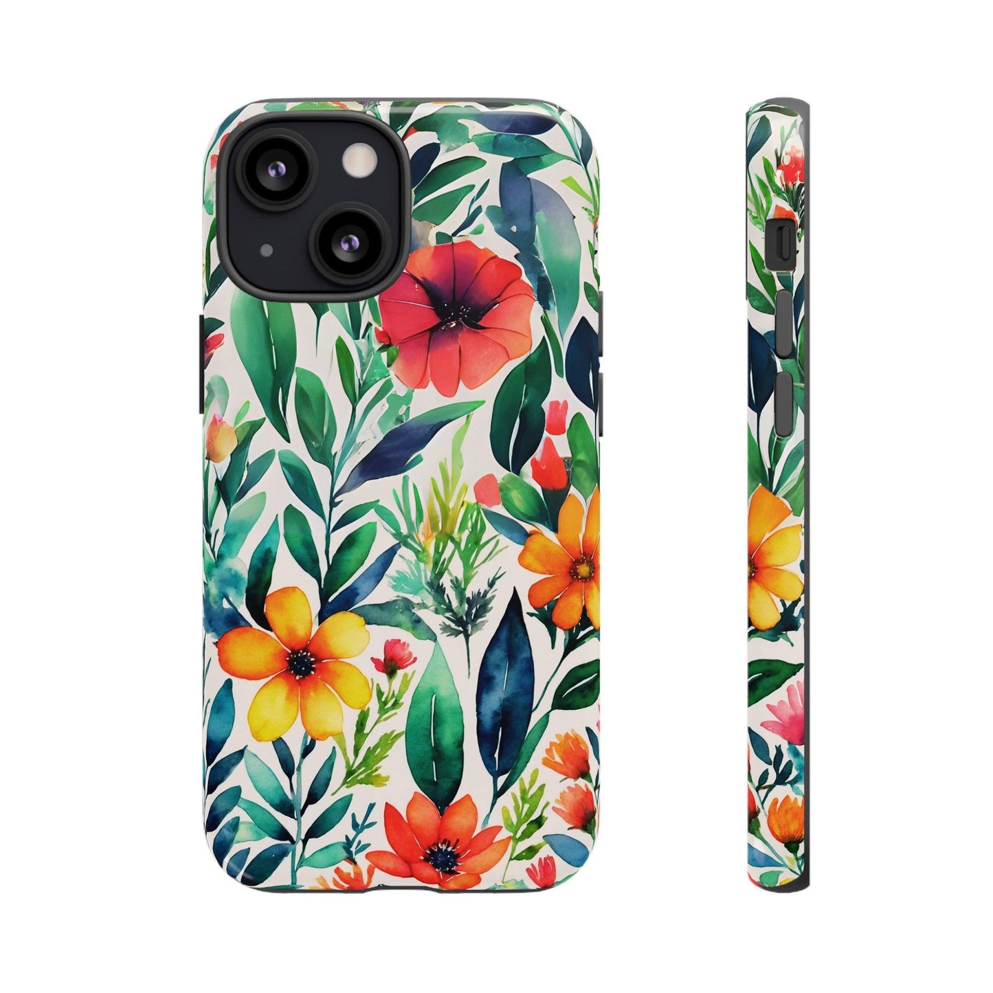 Tough Cellphone Case :" Eclectic Elegance Phone Case Collection" ( Floral patterns)