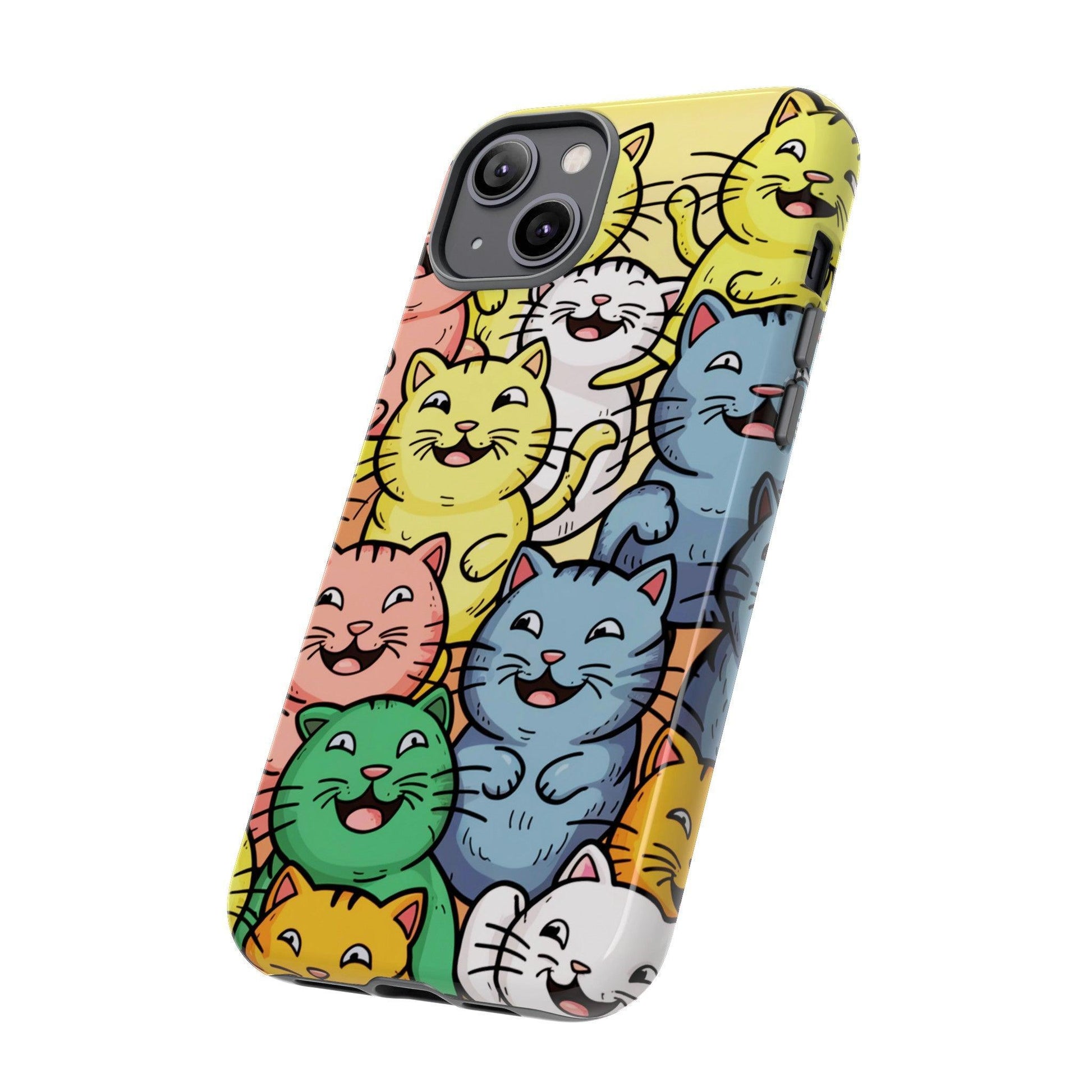 Cat Lovers Collection Tough Cellphone Case - Cosmic Creations by Karen