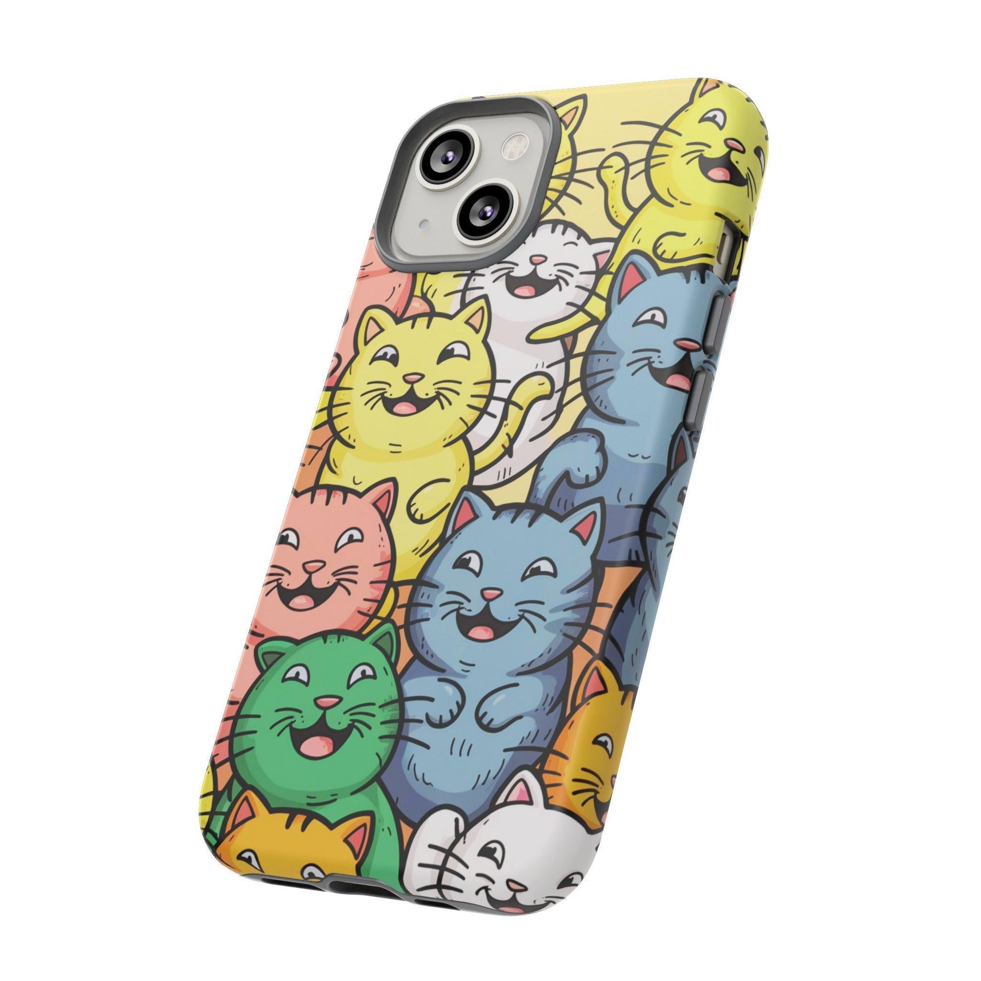 Cat Lovers Collection Tough Cellphone Case - Cosmic Creations by Karen