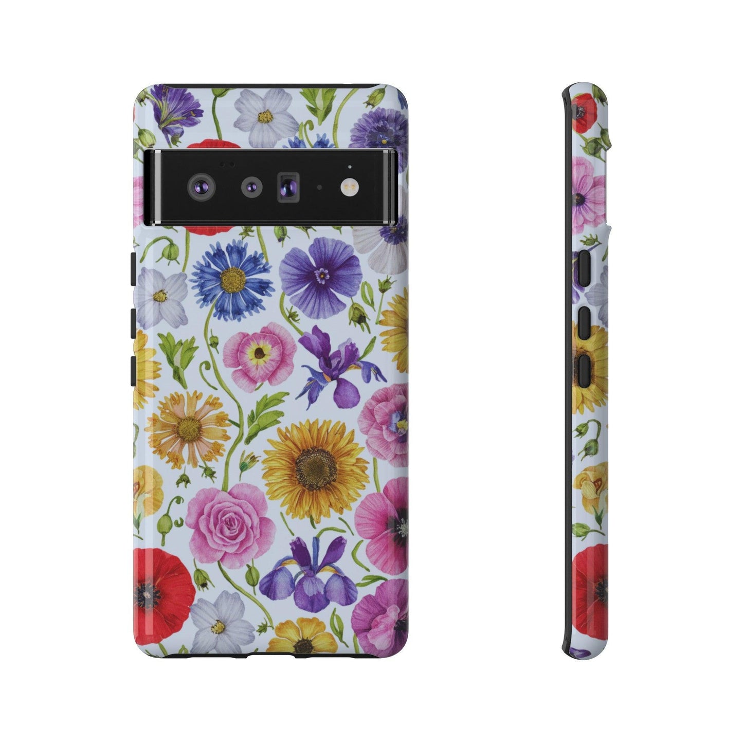 Tough Cellphone Case :" Eclectic Elegance Phone Case Collection" ( Floral patterns)