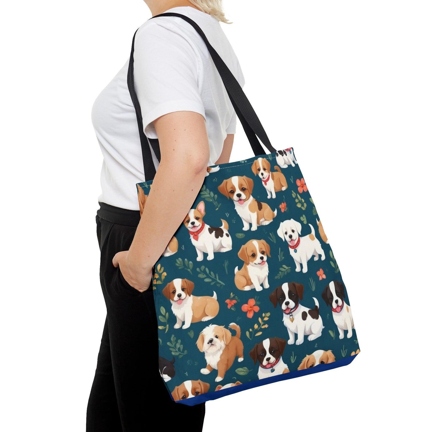 Doggone Cute Tote Bag | Perfect for carrying all your essentials | Shopping, beach, work, school, collegue, perfect gift for dog lovers - Cosmic Creations by Karen