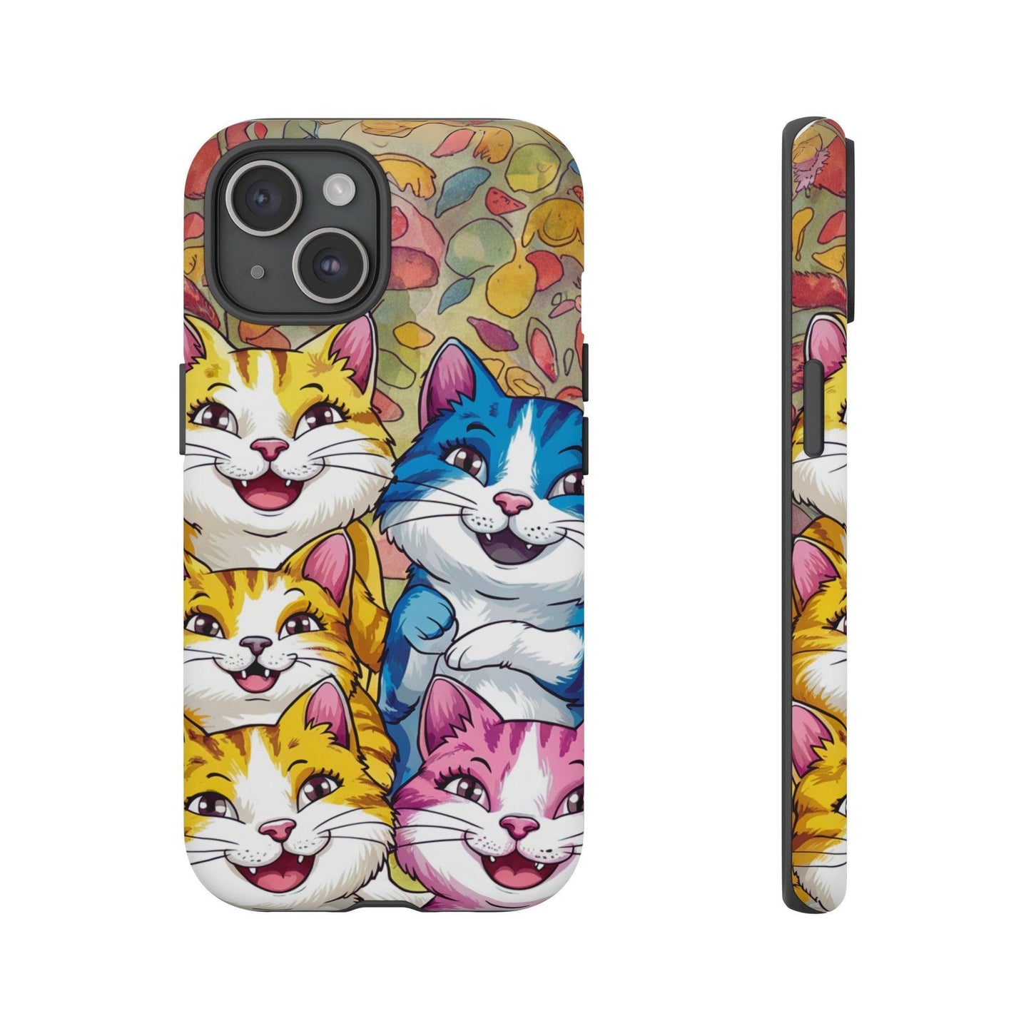 Cat Lovers Collection Tough Cellphone Case - Cosmic Creations by Karen