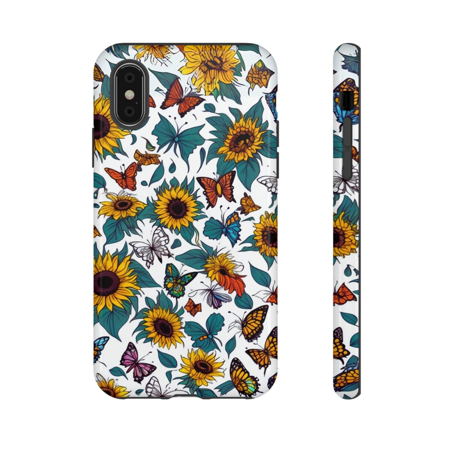 Tough Cellphone Case :" Eclectic Elegance Phone Case Collection" ( Floral patterns)