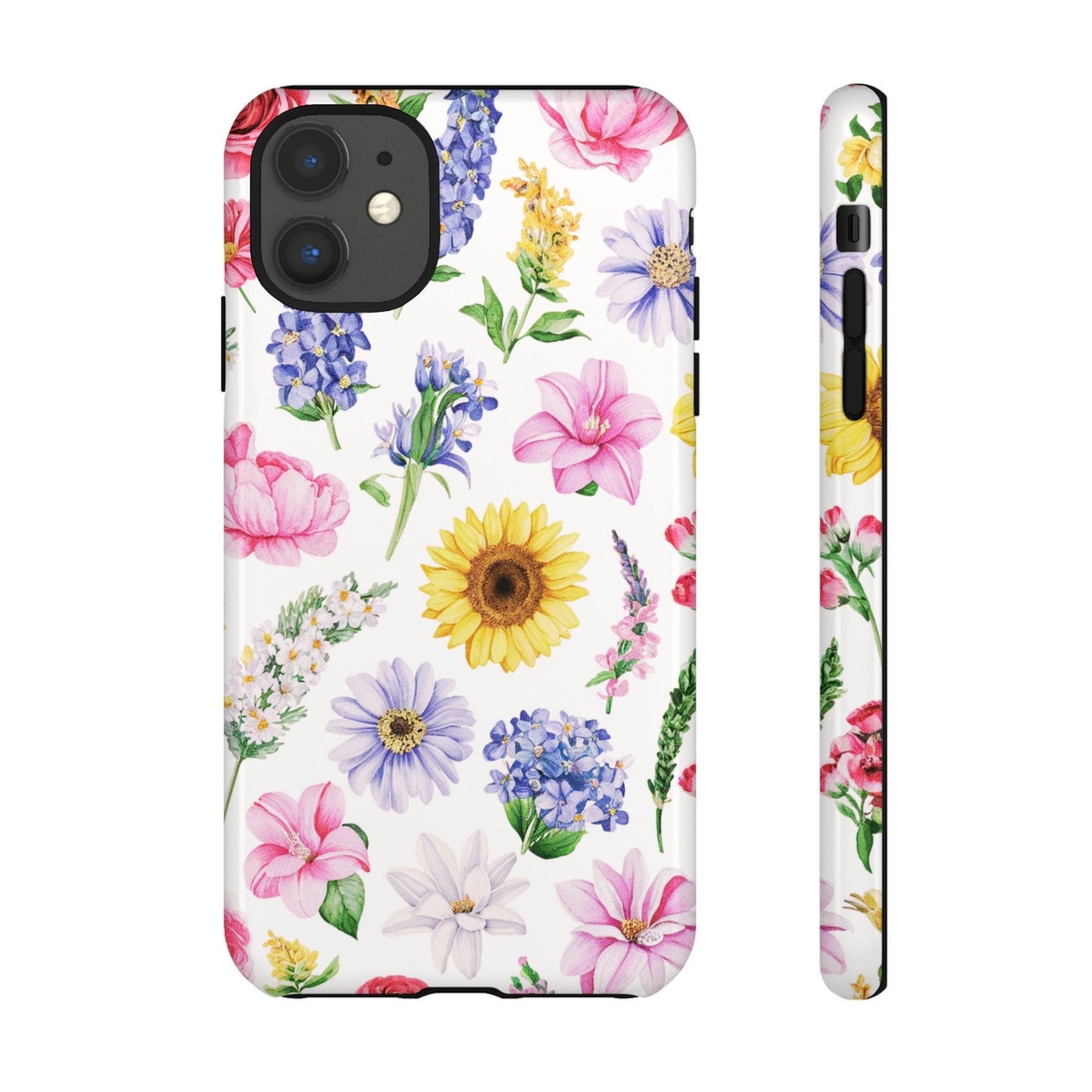 Tough Cellphone Case :" Eclectic Elegance Phone Case Collection" ( Floral patterns)