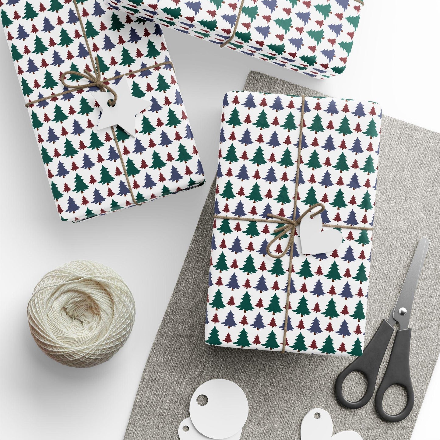 Festive Christmas Holiday Wrapping Paper - Cosmic Creations by Karen