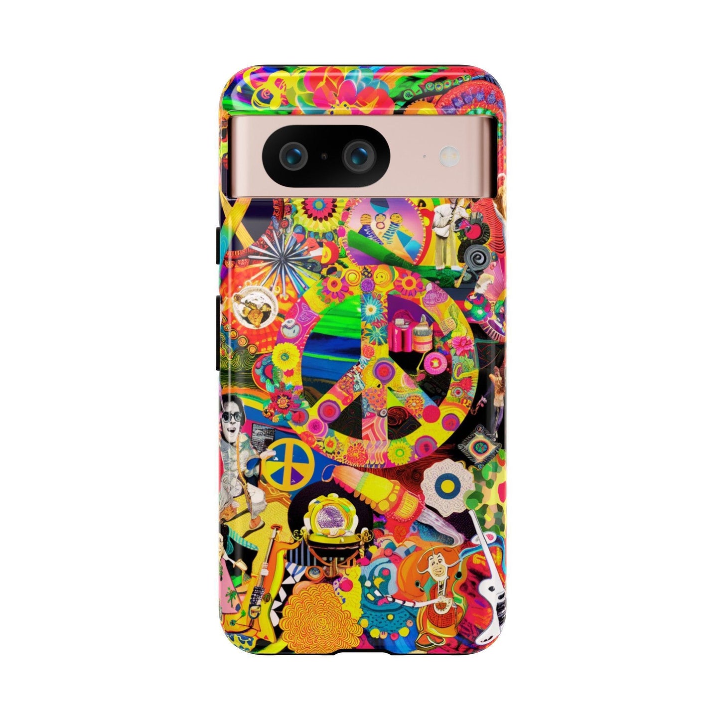 Tough Phone Case :" Eclectic Elegance Phone Case Collection" ( Hippie Style patterns)