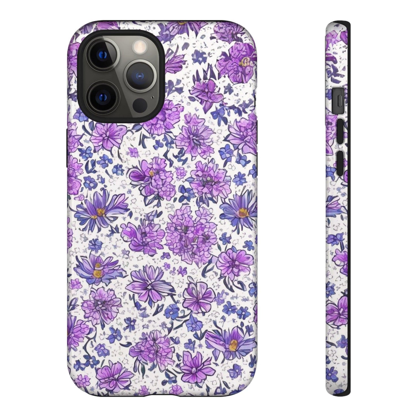 Tough Cellphone Case :" Eclectic Elegance Phone Case Collection" ( Floral patterns)