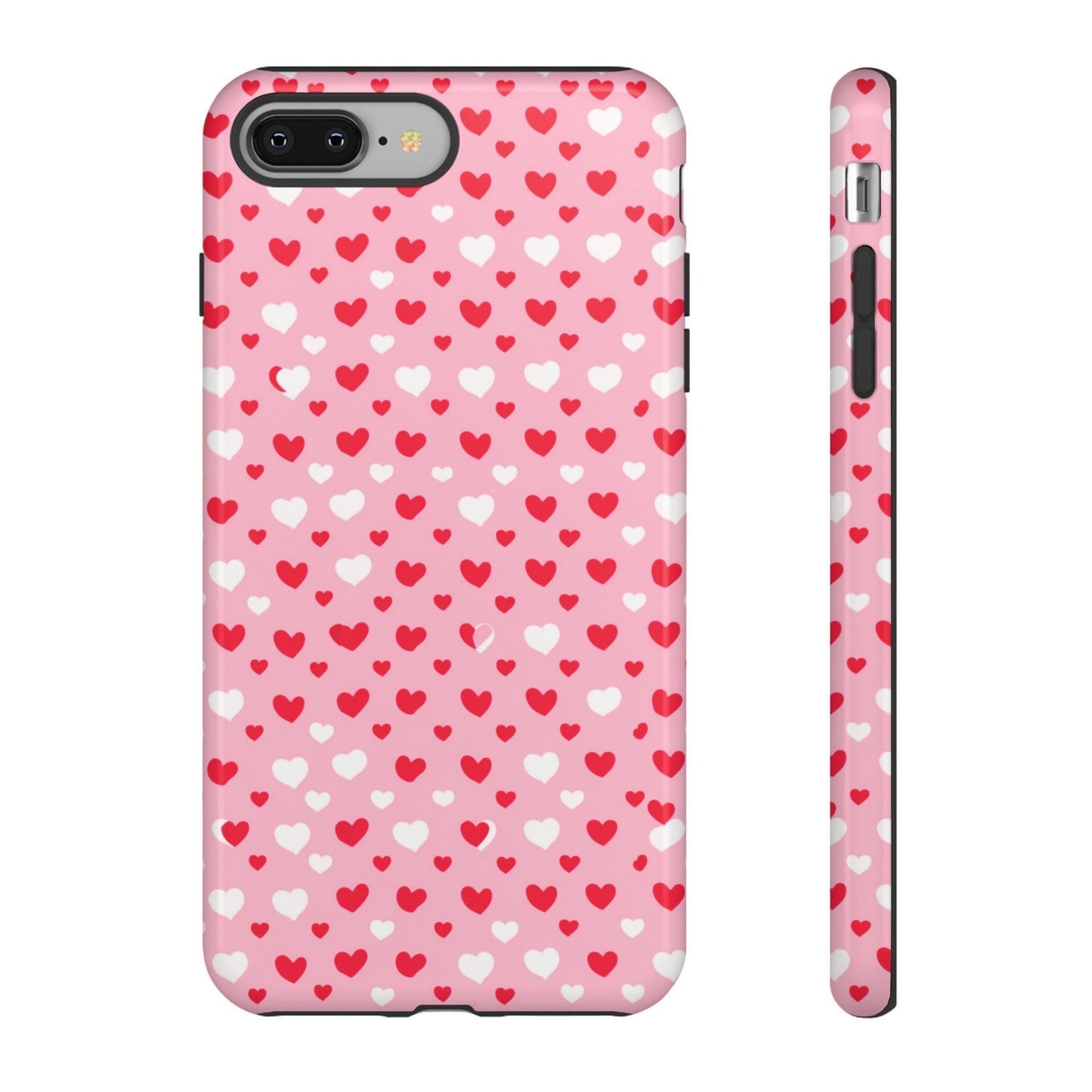 Tough Phone Case :" Eclectic Elegance Phone Case Collection" ( Hearts patterns)