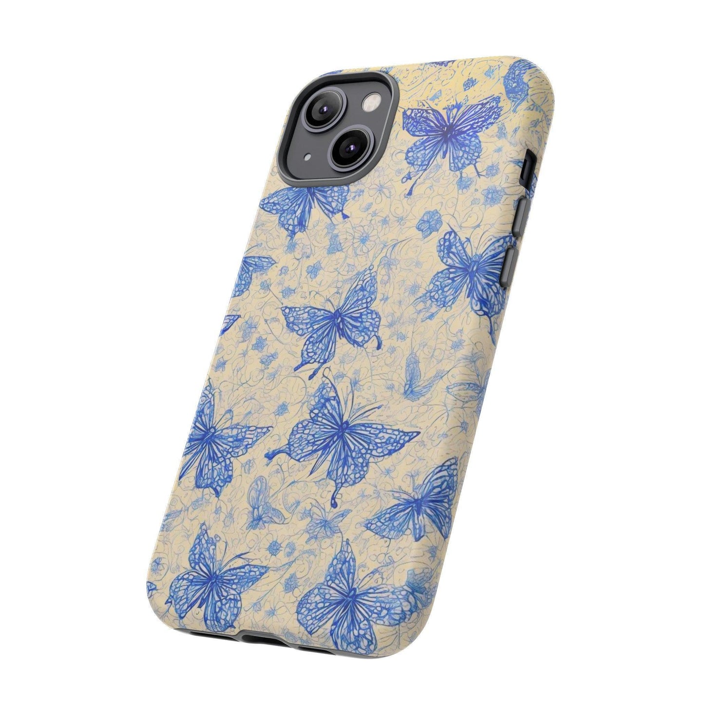 Tough Cellphone Case :" Eclectic Elegance Phone Case Collection" ( Butterflies patterns)