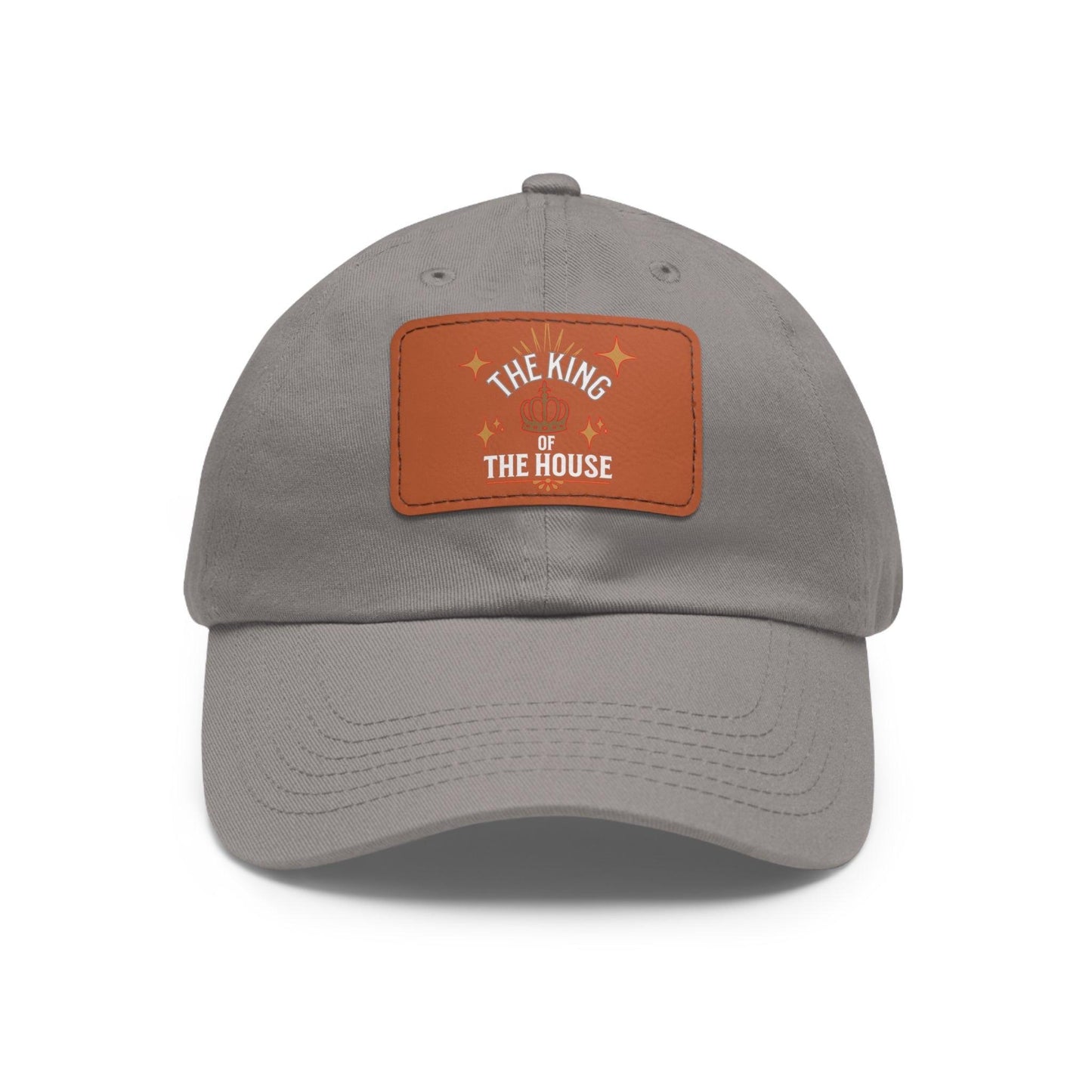 Leather Patch King's Dad Hat :  "Dad, The King of the House Collection"