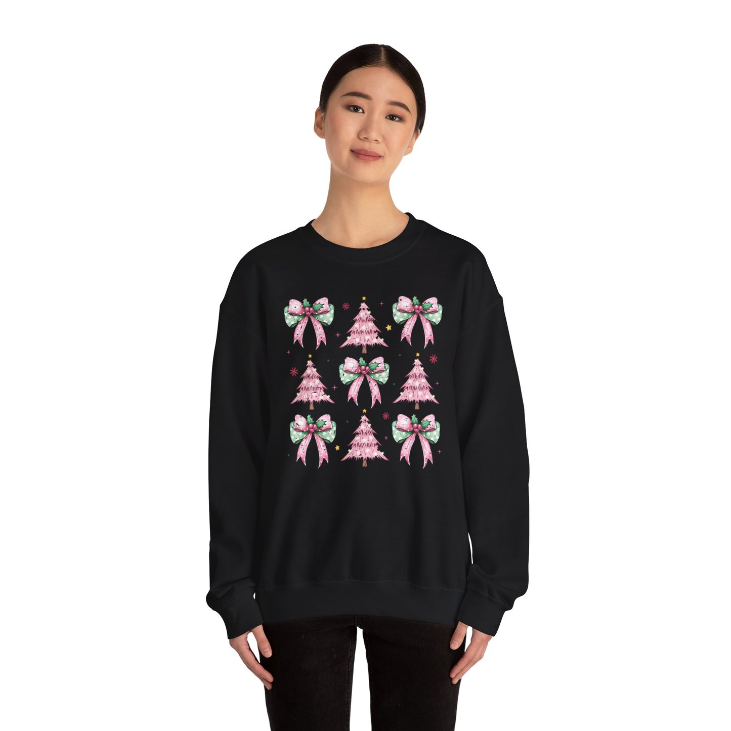 Christmas  Coquette Style  Unisex Crewneck Sweatshirt