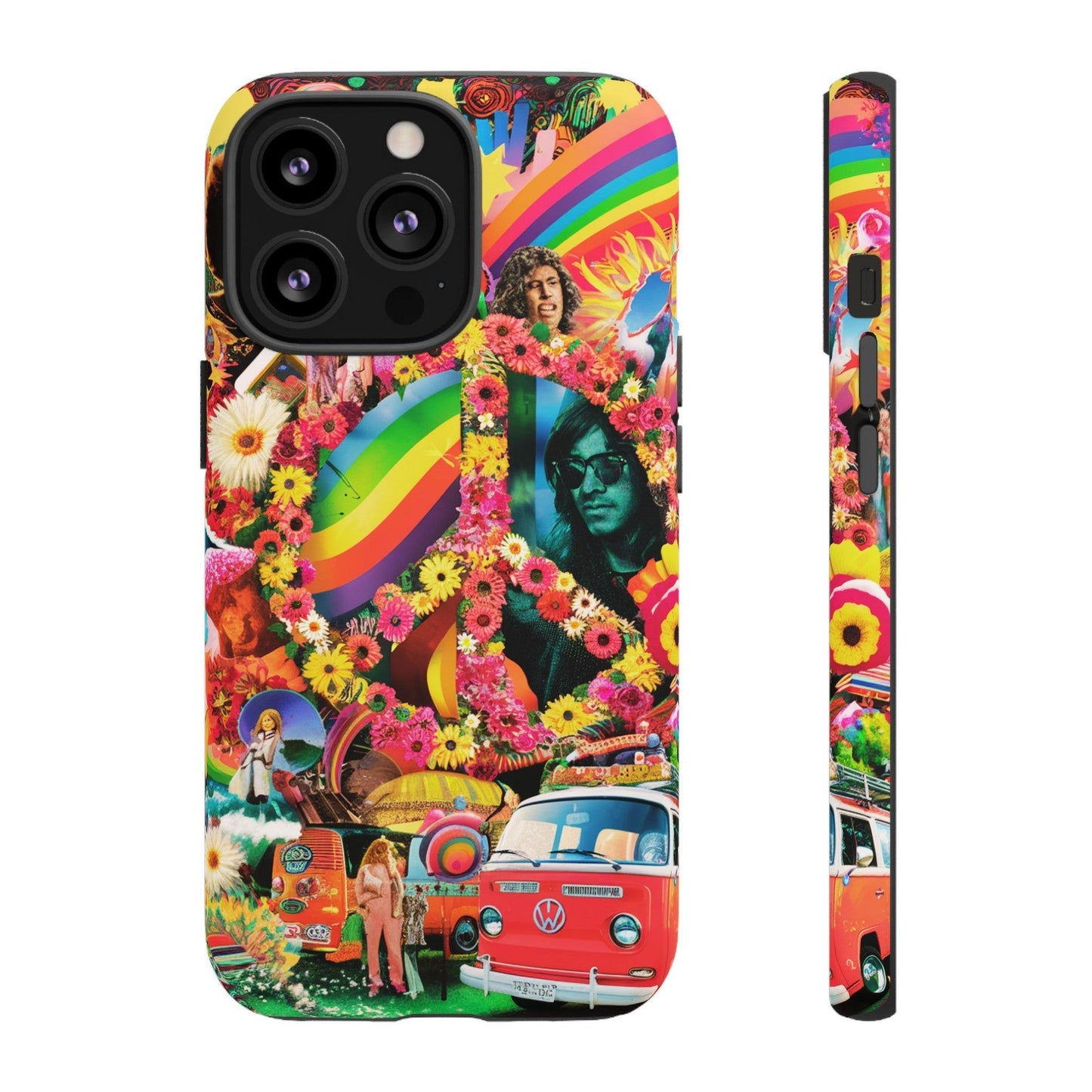 Tough Phone Case :" Eclectic Elegance Phone Case Collection" ( Hippie Style patterns)