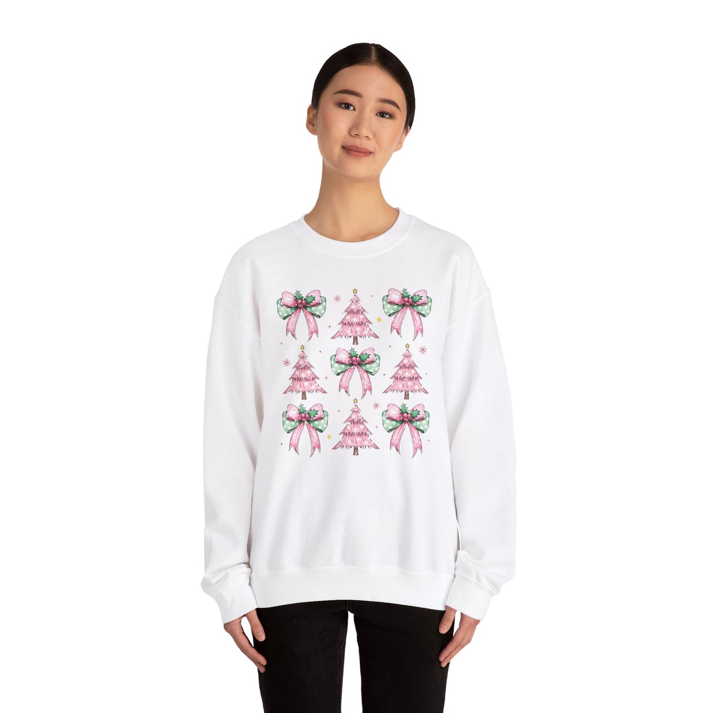 Christmas  Coquette Style  Unisex Crewneck Sweatshirt