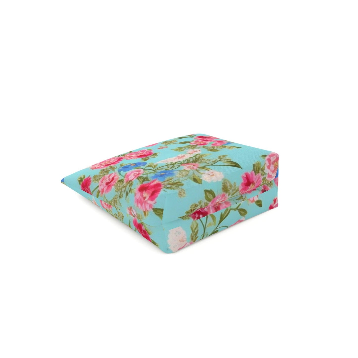 Colorful Floral Cotton Cosmetic Bag Vibrant and Stylish Makeup Bag, Perfect for Personal Use & Gifts - Cosmic Creations by Karen