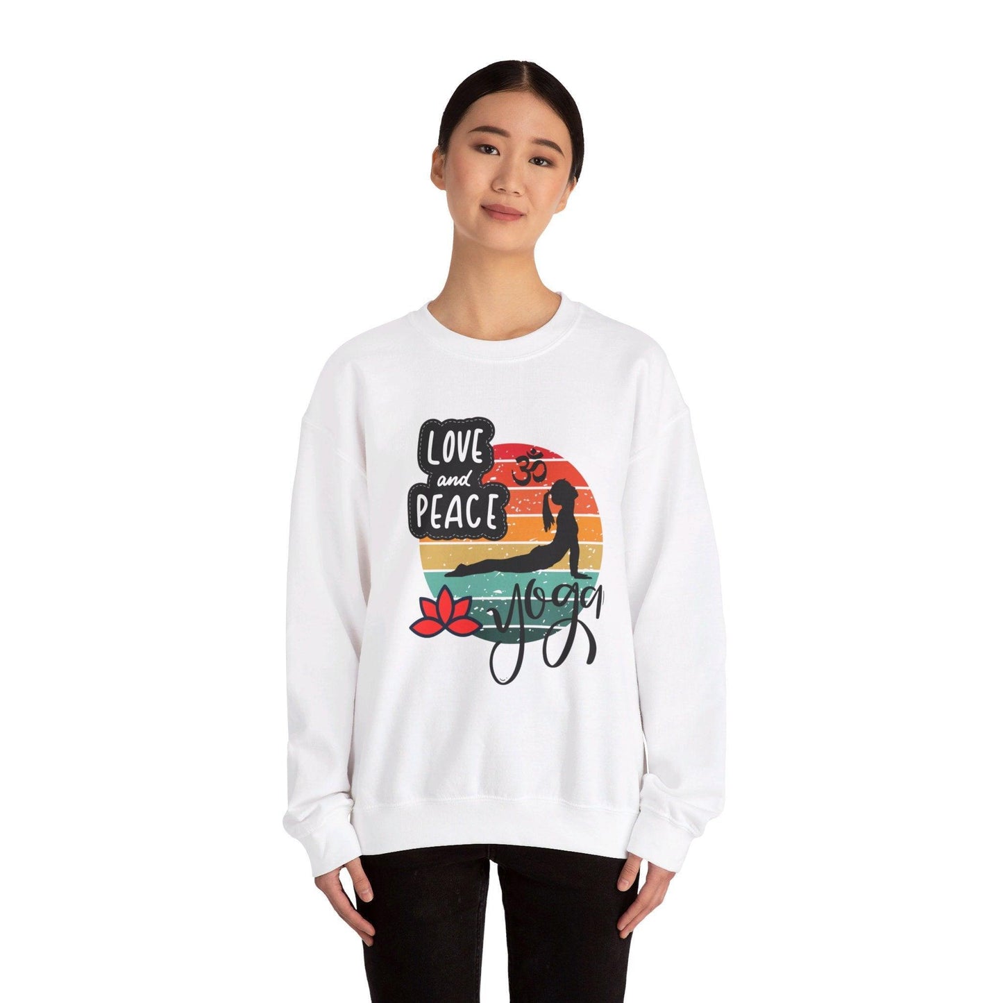 "Yoga Comfort Crewneck Sweatshirt"