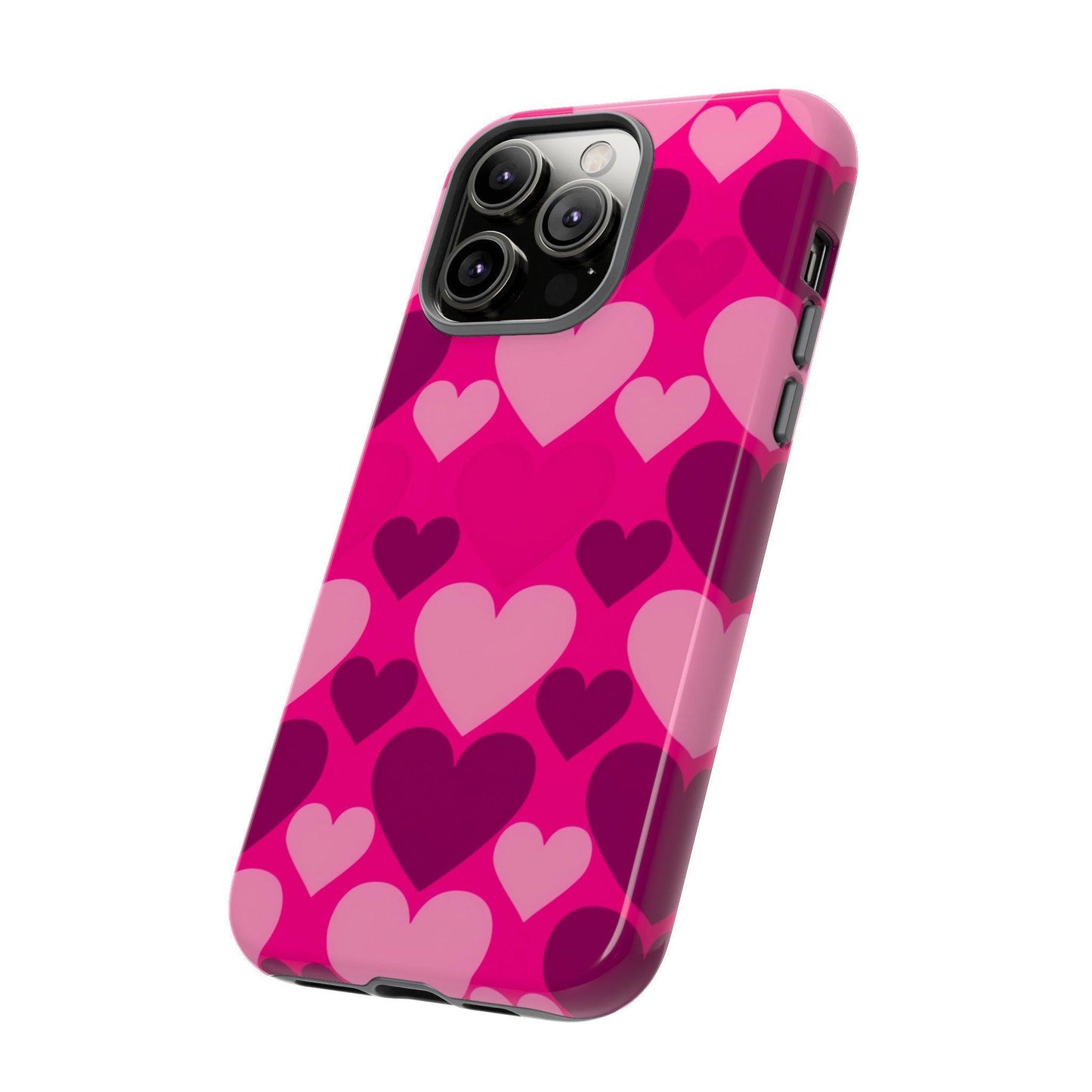 Tough Phone Case :" Eclectic Elegance Phone Case Collection" ( Hearts patterns)