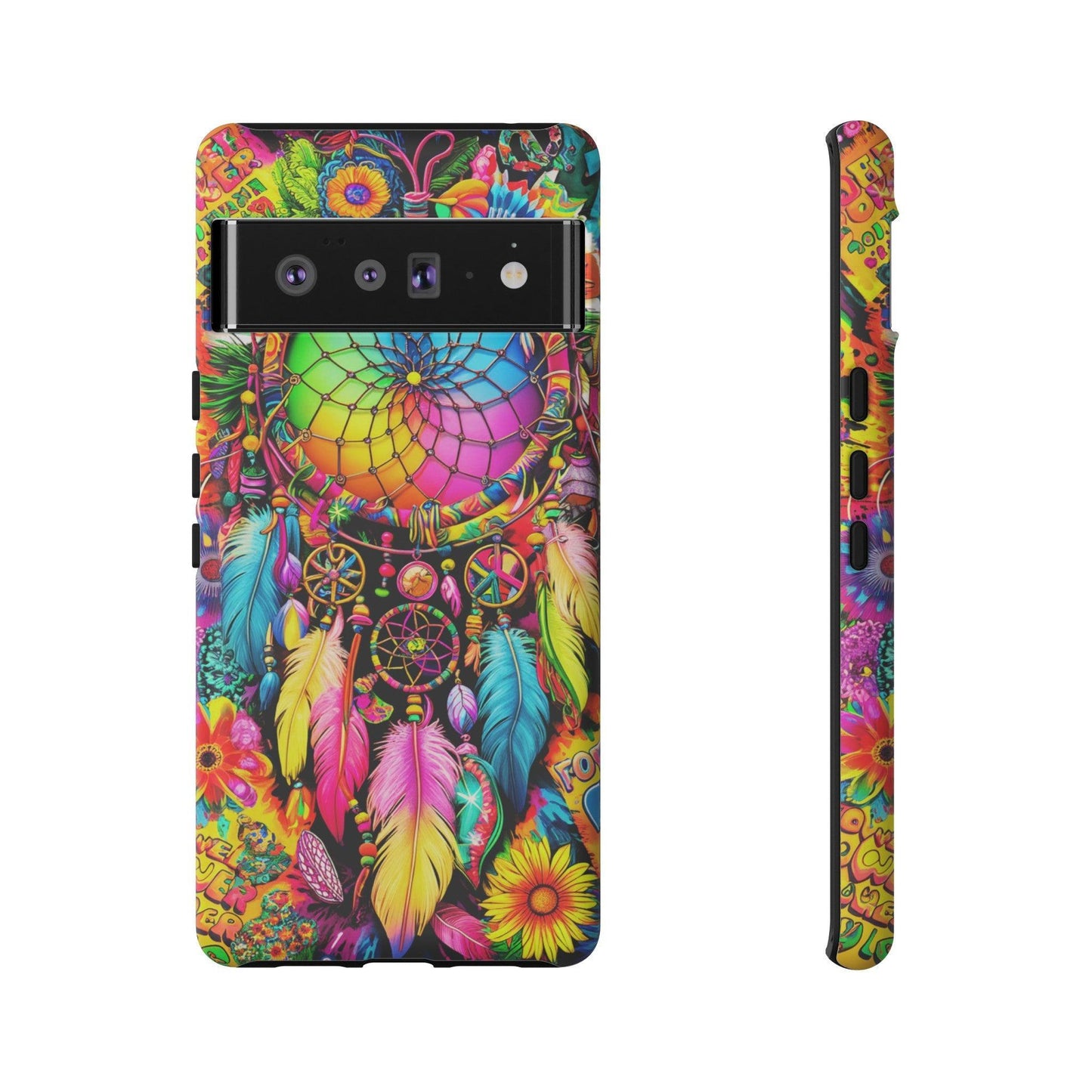 Tough Phone Case :" Eclectic Elegance Phone Case Collection" ( Hippie Style patterns)