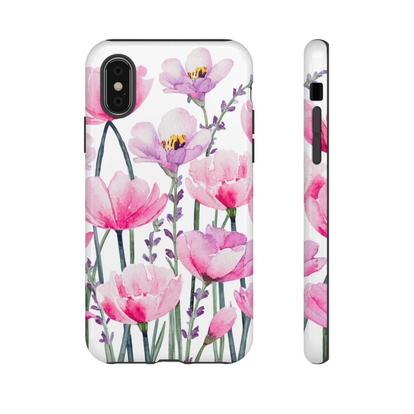 Tough Cellphone Case :" Eclectic Elegance Phone Case Collection" ( Floral patterns)