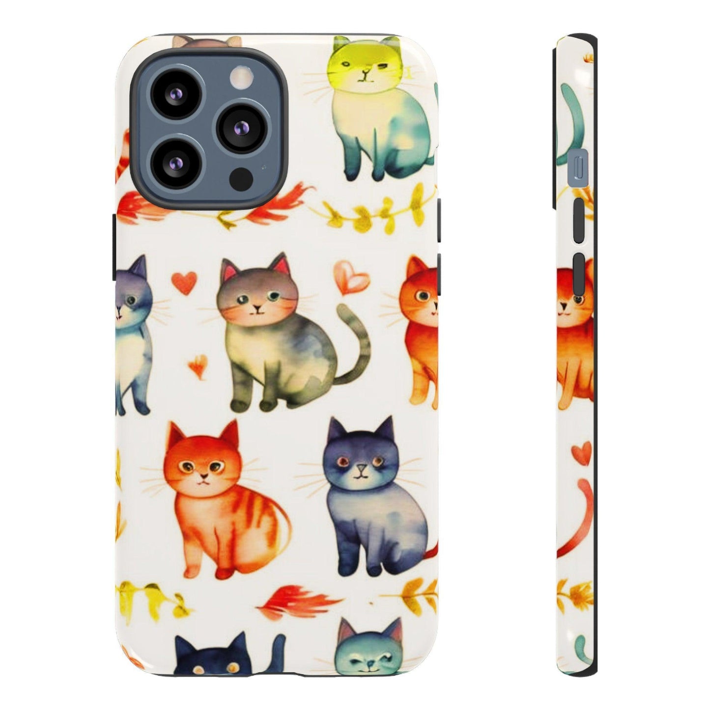 Cat Lovers Collection Tough Cellphone Case - Cosmic Creations by Karen