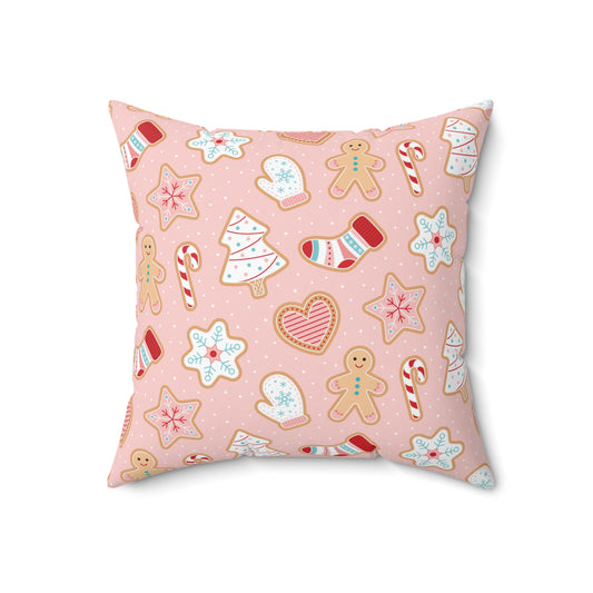 Christmas  Pastel Tones  Design Square Pillow