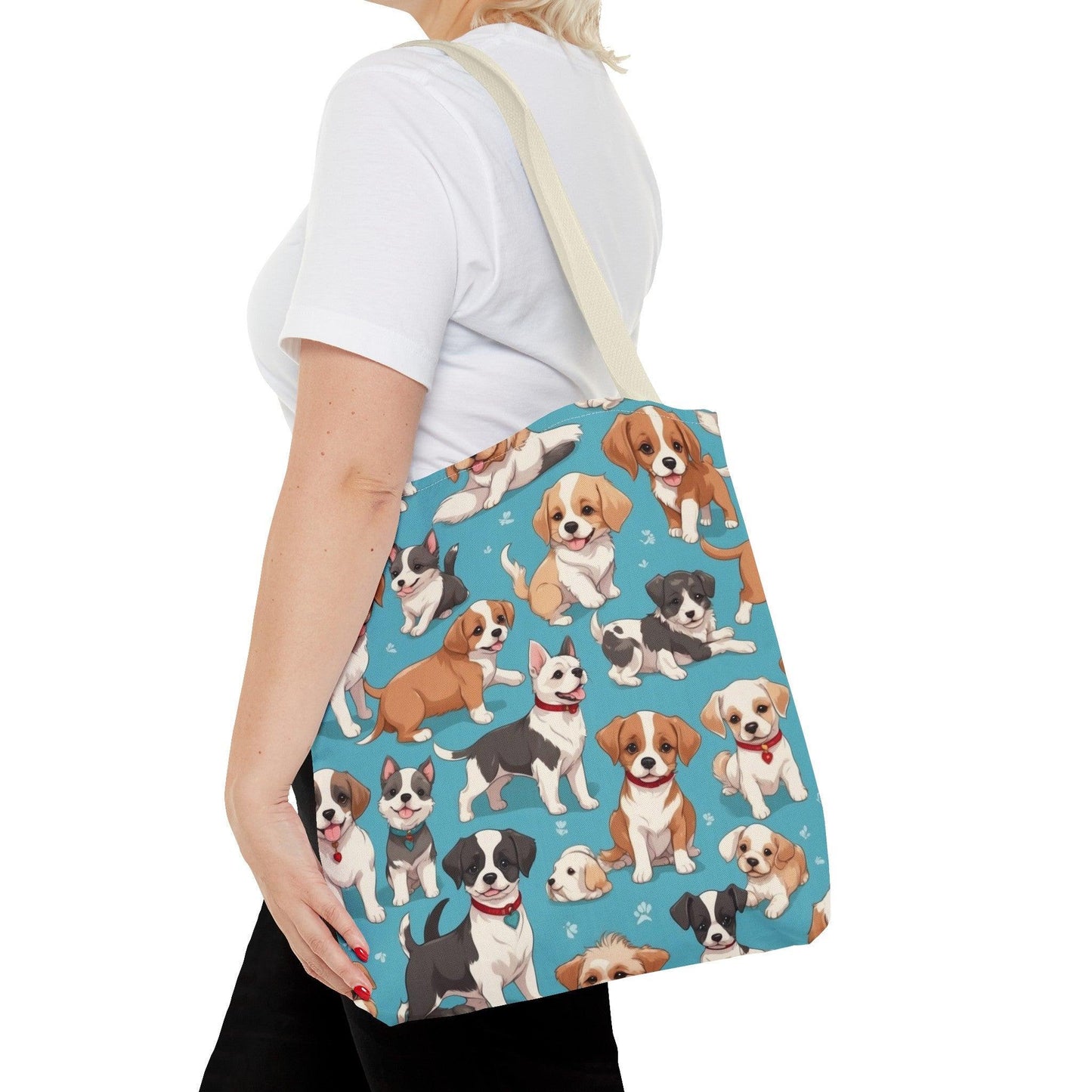 Doggone Cute Tote Bag | Perfect for carrying all your essentials, shopping, beach, work, school, collegue, perfect gift for dog lovers - Cosmic Creations by Karen