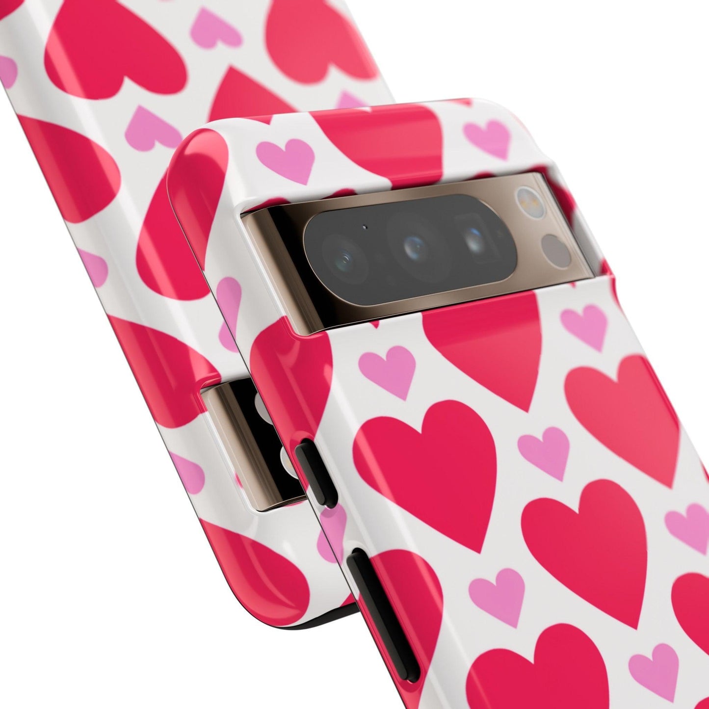 Tough Phone Case :" Eclectic Elegance Phone Case Collection" ( Hearts patterns)