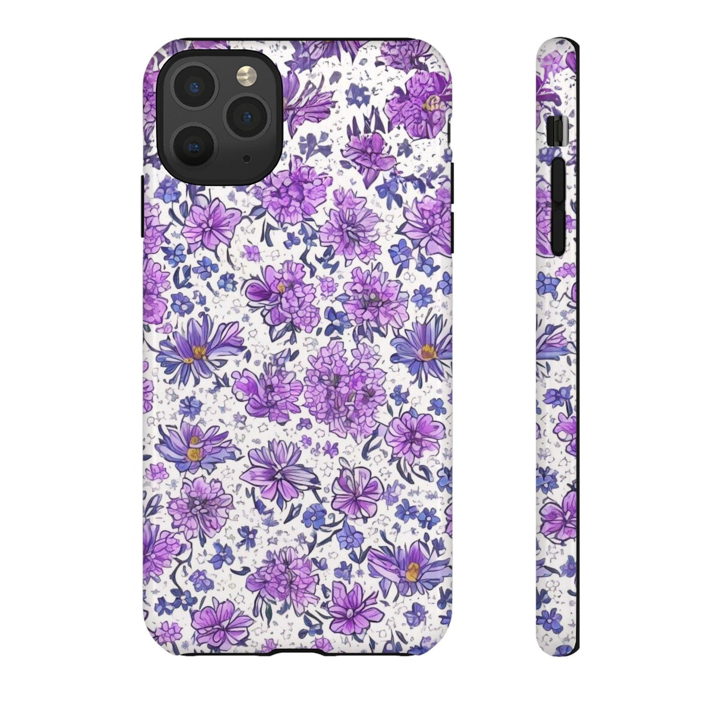 Tough Cellphone Case :" Eclectic Elegance Phone Case Collection" ( Floral patterns)