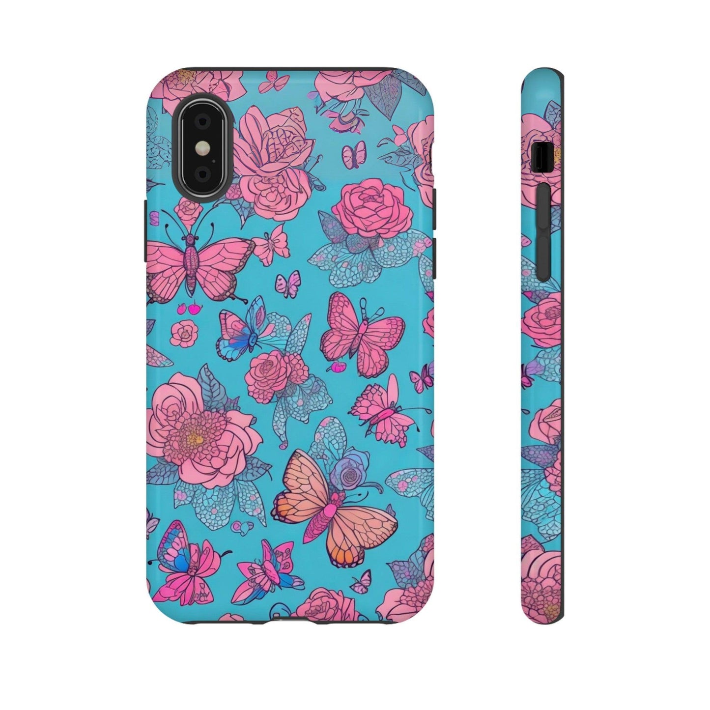 Tough Cellphone Case :" Eclectic Elegance Phone Case Collection" ( Floral patterns)