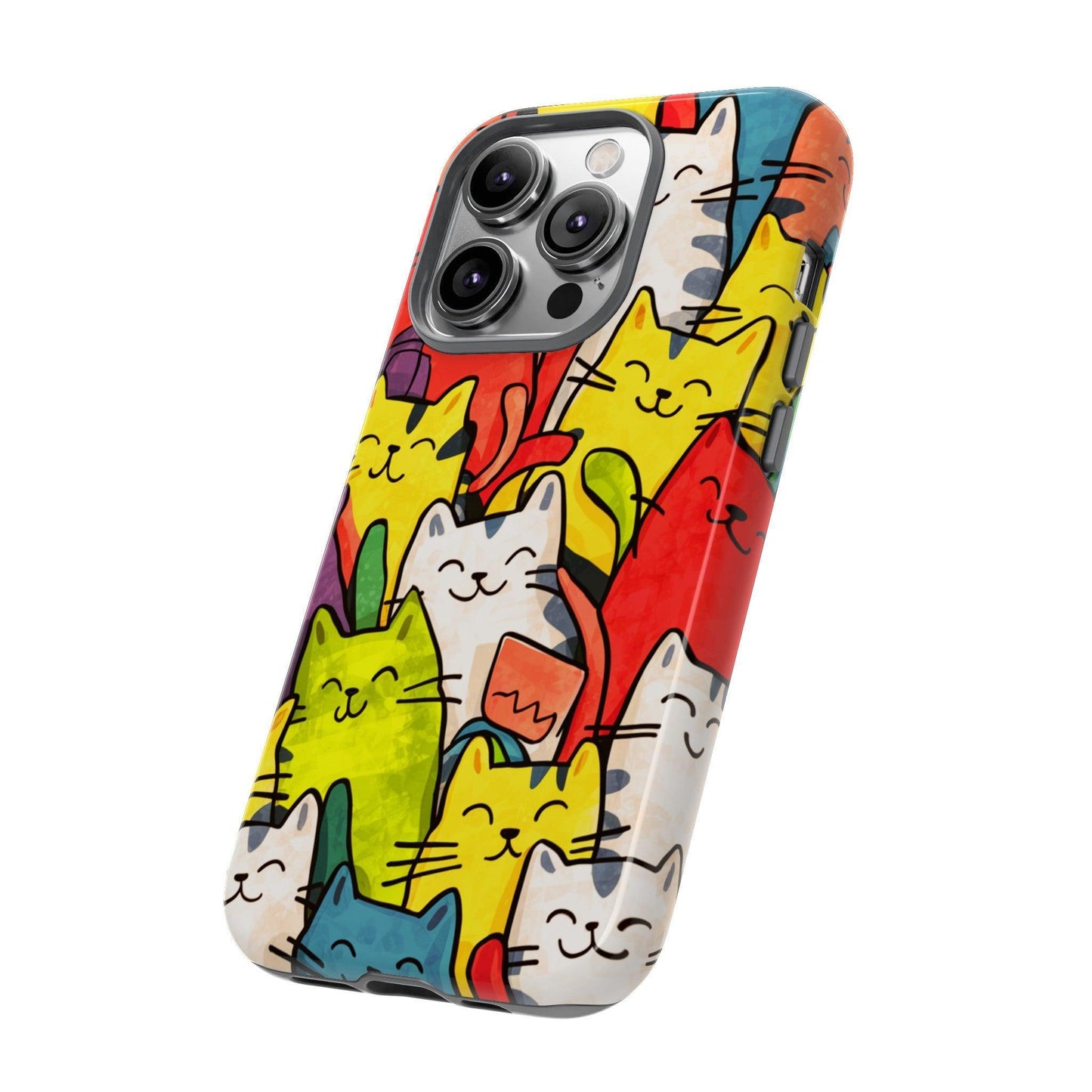 Cat Lovers Collection Tough Cellphone Case - Cosmic Creations by Karen