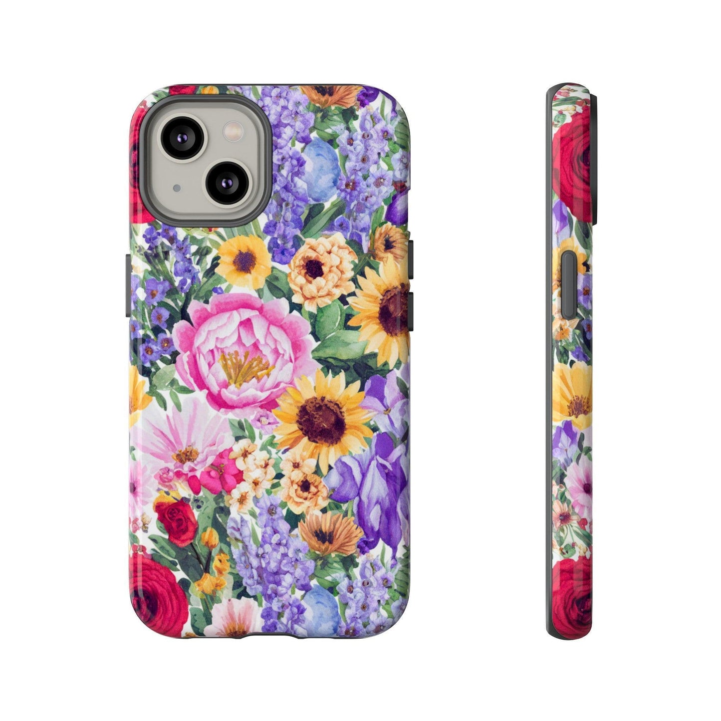 Tough Cellphone Case :" Eclectic Elegance Phone Case Collection" ( Floral patterns)