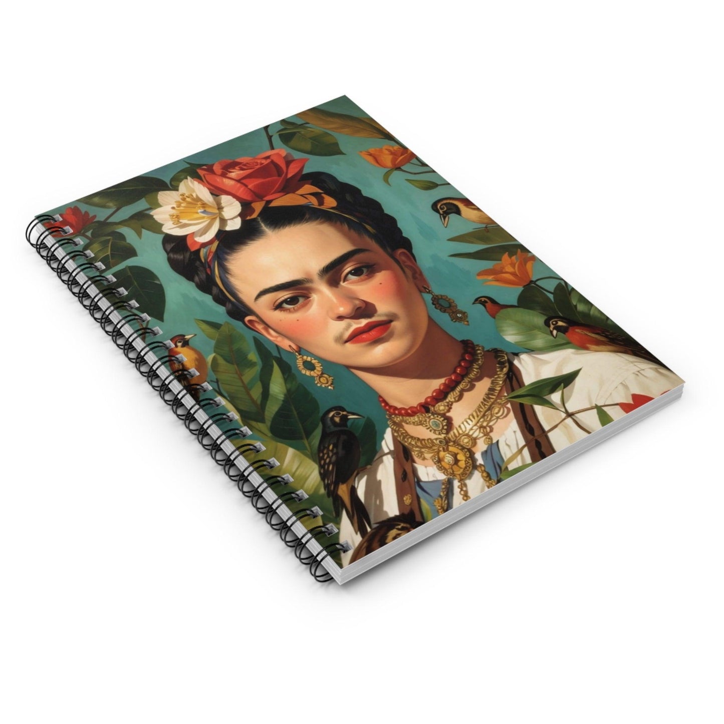 Frida Notebook for gift, Ideal for writing, planning, school, collegue a creative gift for students, friends, artist, women - Cosmic Creations by Karen