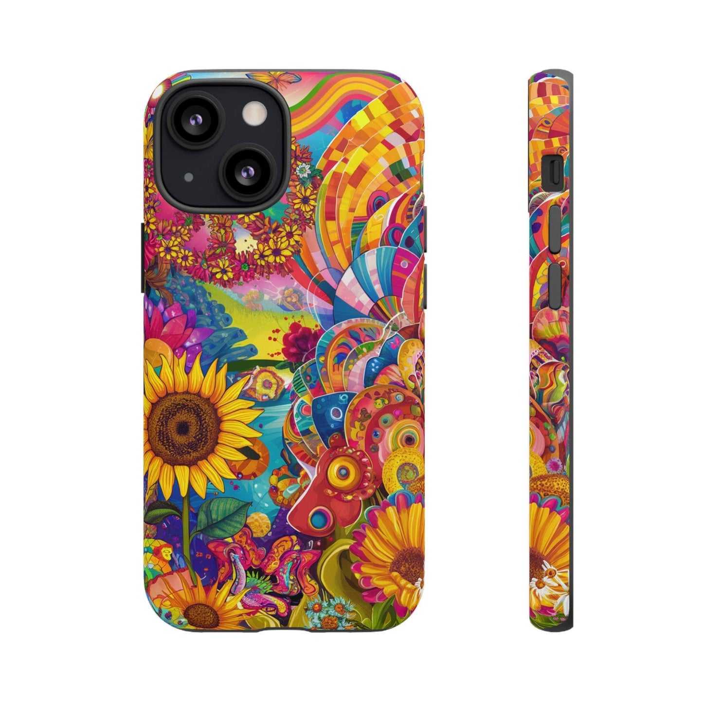 Tough Phone Case :" Eclectic Elegance Phone Case Collection" ( Hippie Style patterns)