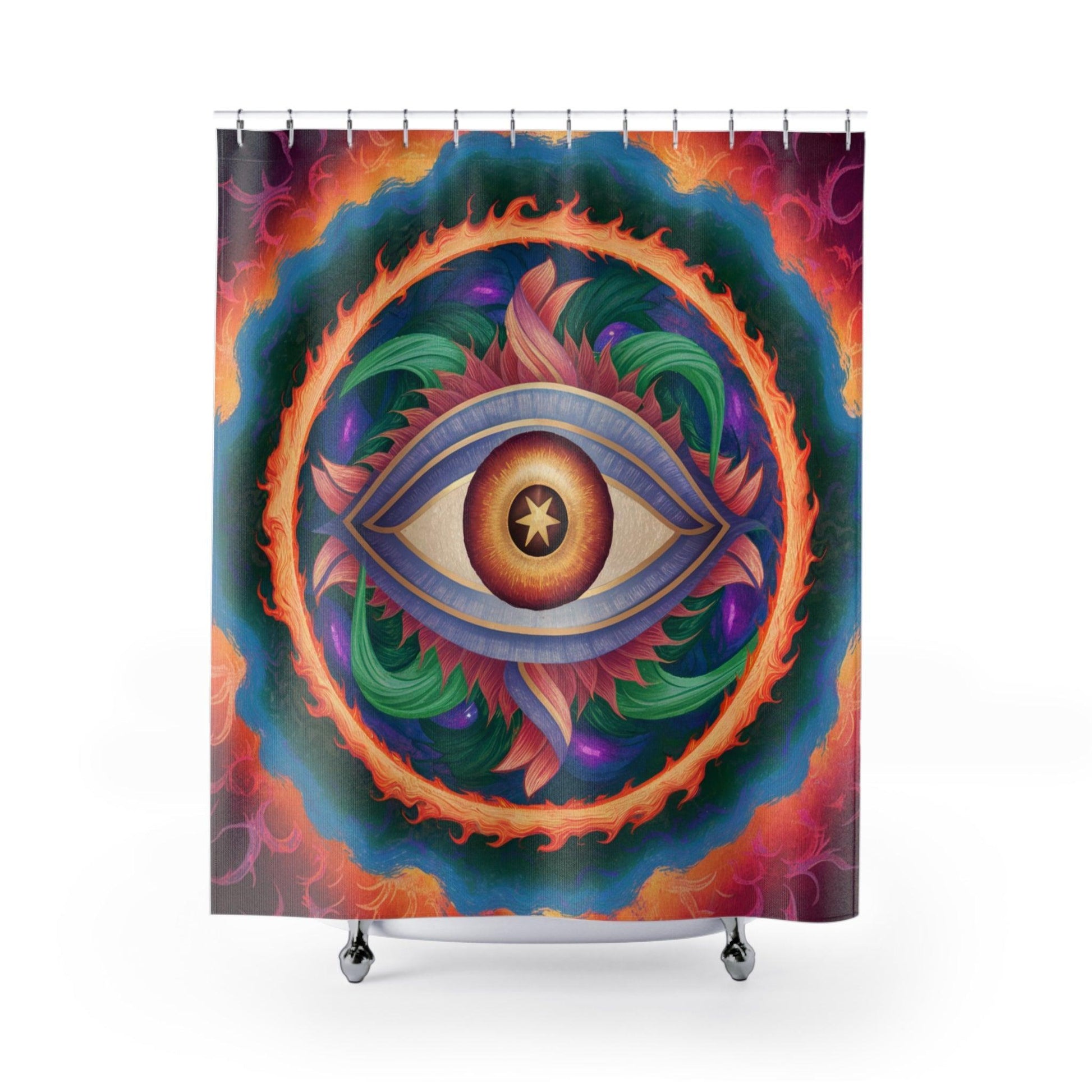 Elegant Shower Curtains Collection ( Third Eye ) - Cosmic Creations by Karen