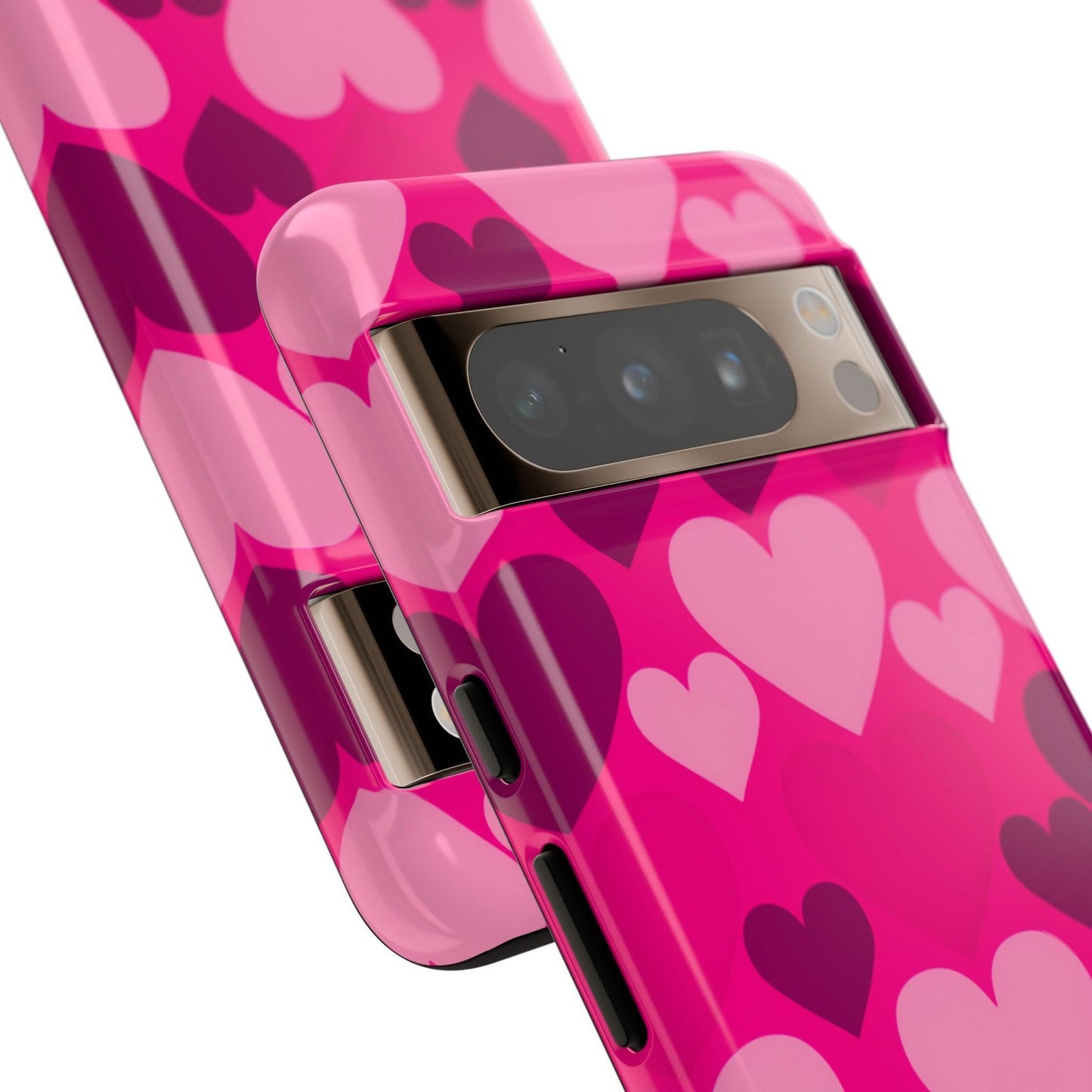 Tough Phone Case :" Eclectic Elegance Phone Case Collection" ( Hearts patterns)