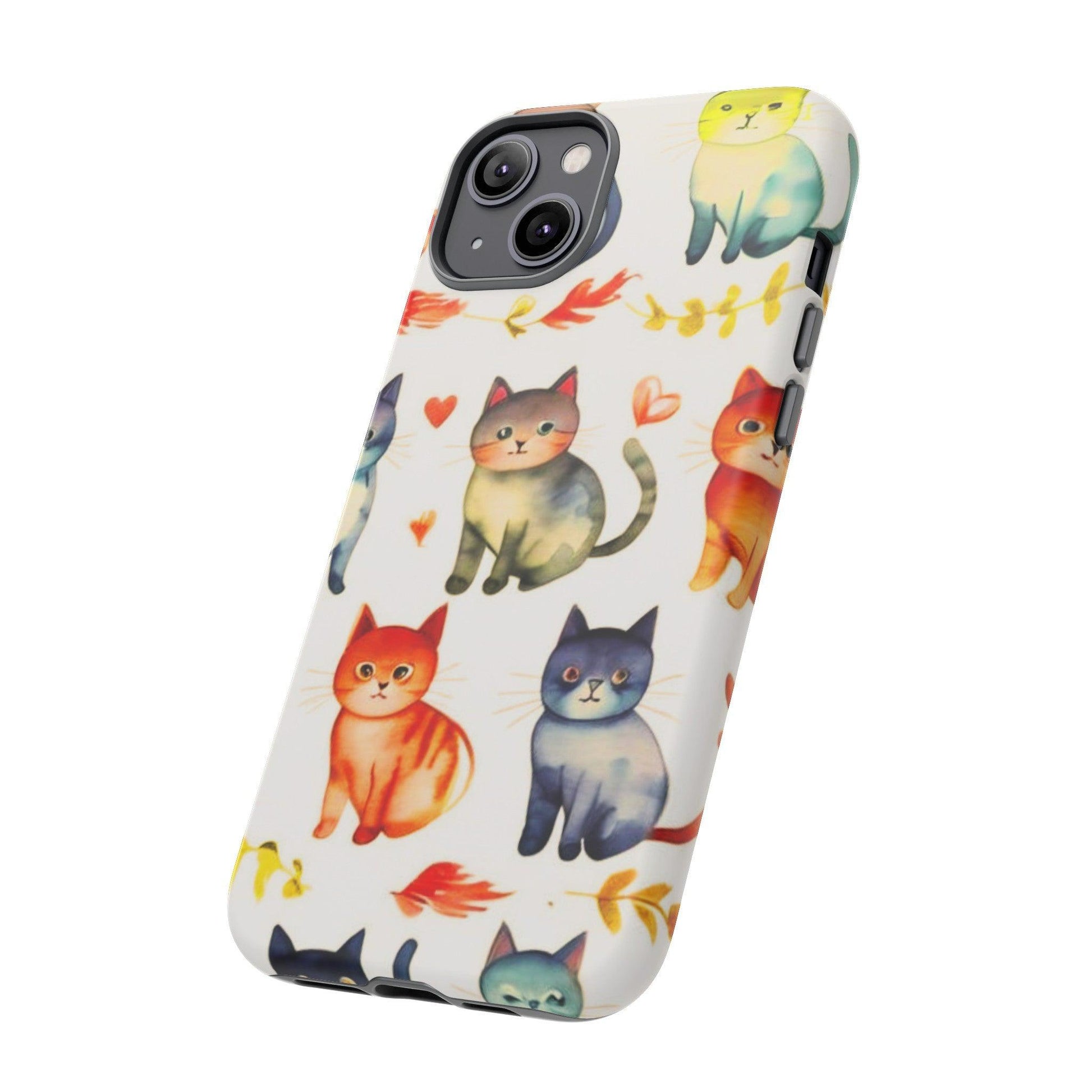 Cat Lovers Collection Tough Cellphone Case - Cosmic Creations by Karen