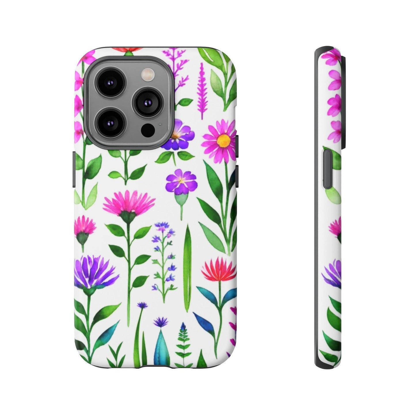 Tough Phone Case :" Eclectic Elegance Phone Case Collection" ( Floral pattern)